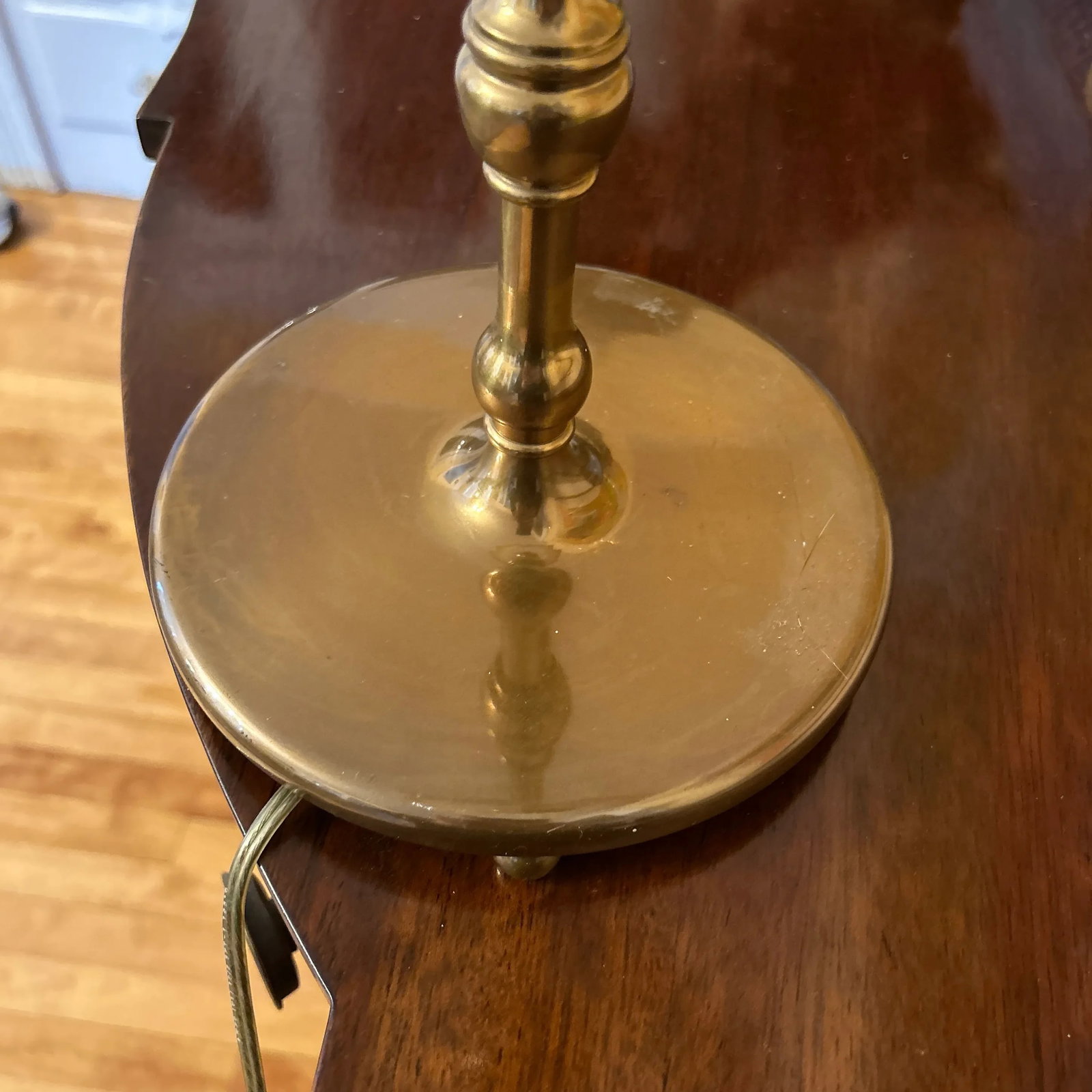 Vintage Urn Lamp With Custom Shade - 7