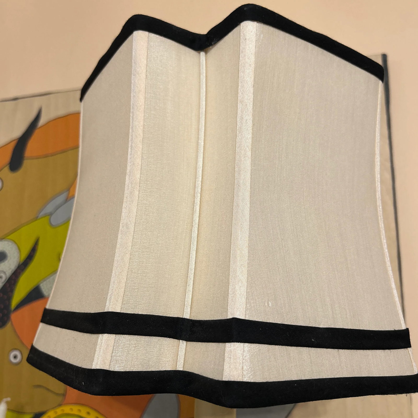 Vintage Urn Lamp With Custom Shade - 8