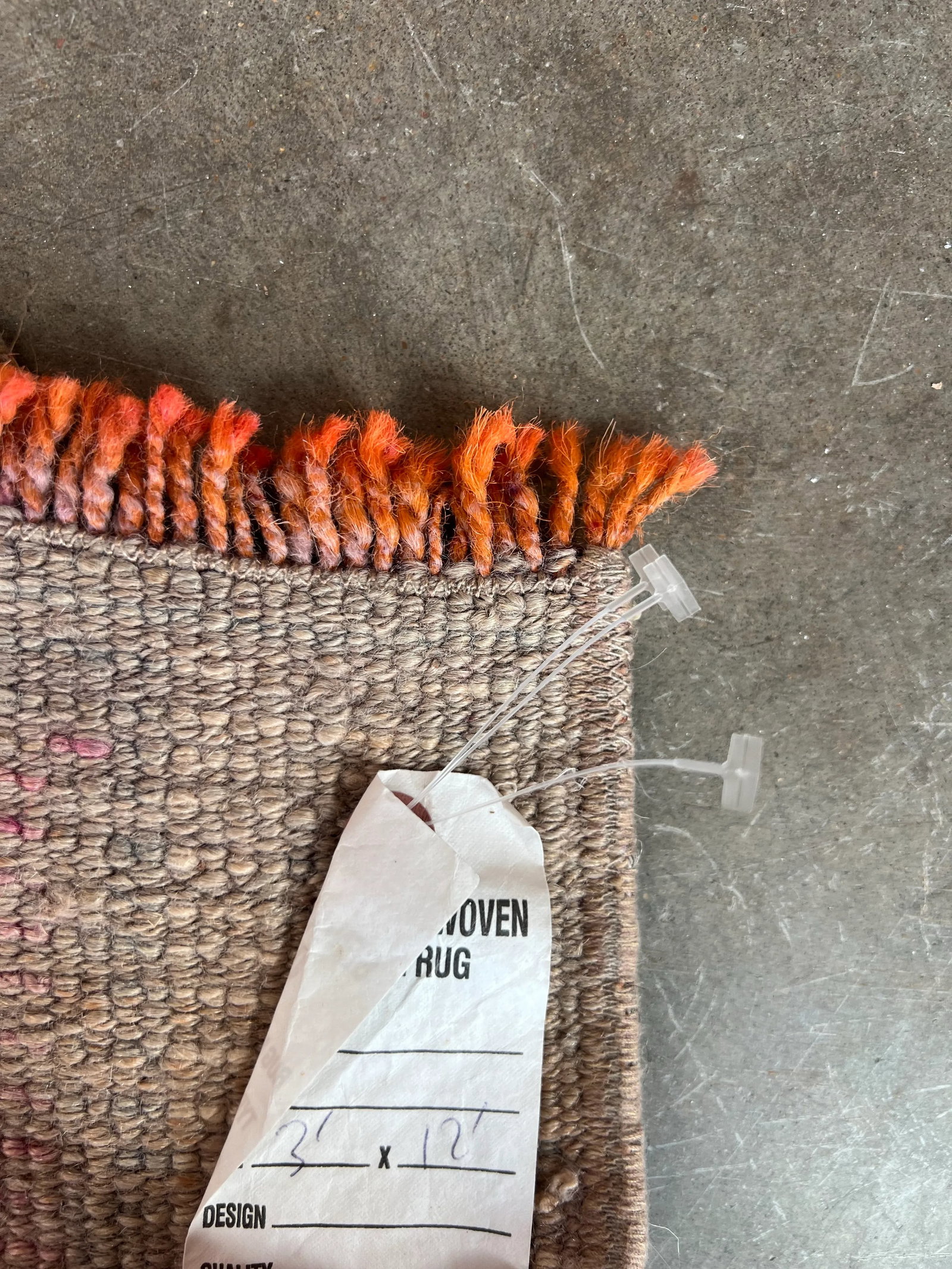 Vintage Handmade Muted Runner Rug - 5