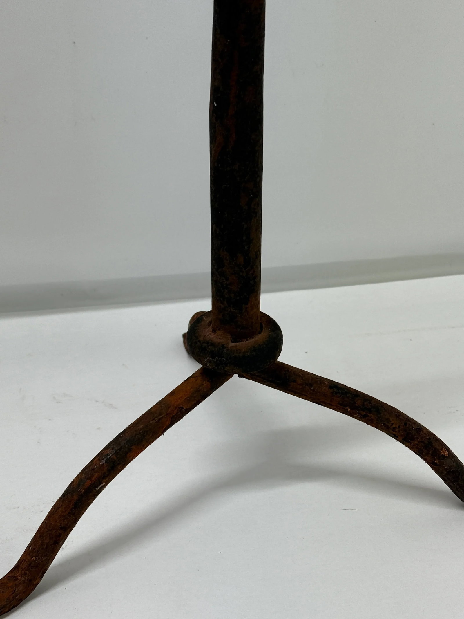 Pair, Antique Spanish Colonial Style Iron Prickets - 12
