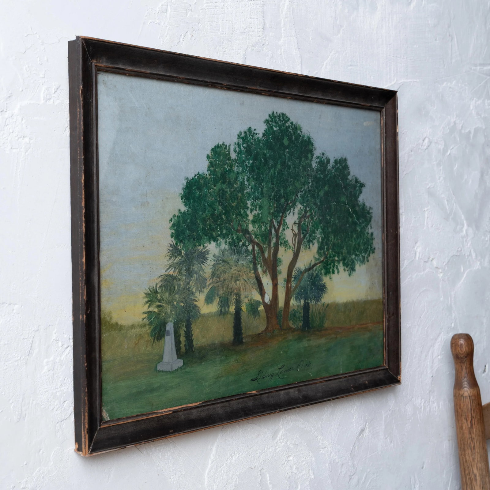 Sidney Lanier Oak, Brunswick, Georgia Painting, 1930s - 4