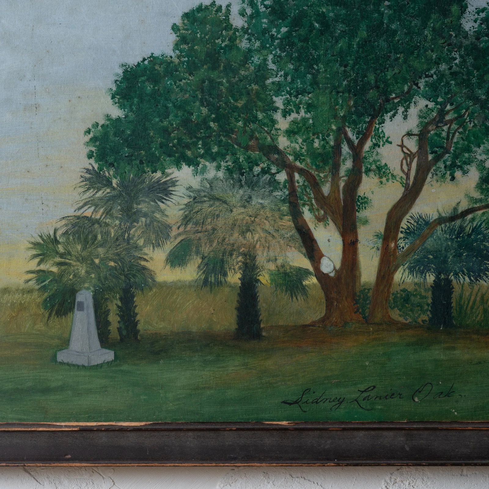Sidney Lanier Oak, Brunswick, Georgia Painting, 1930s - 5