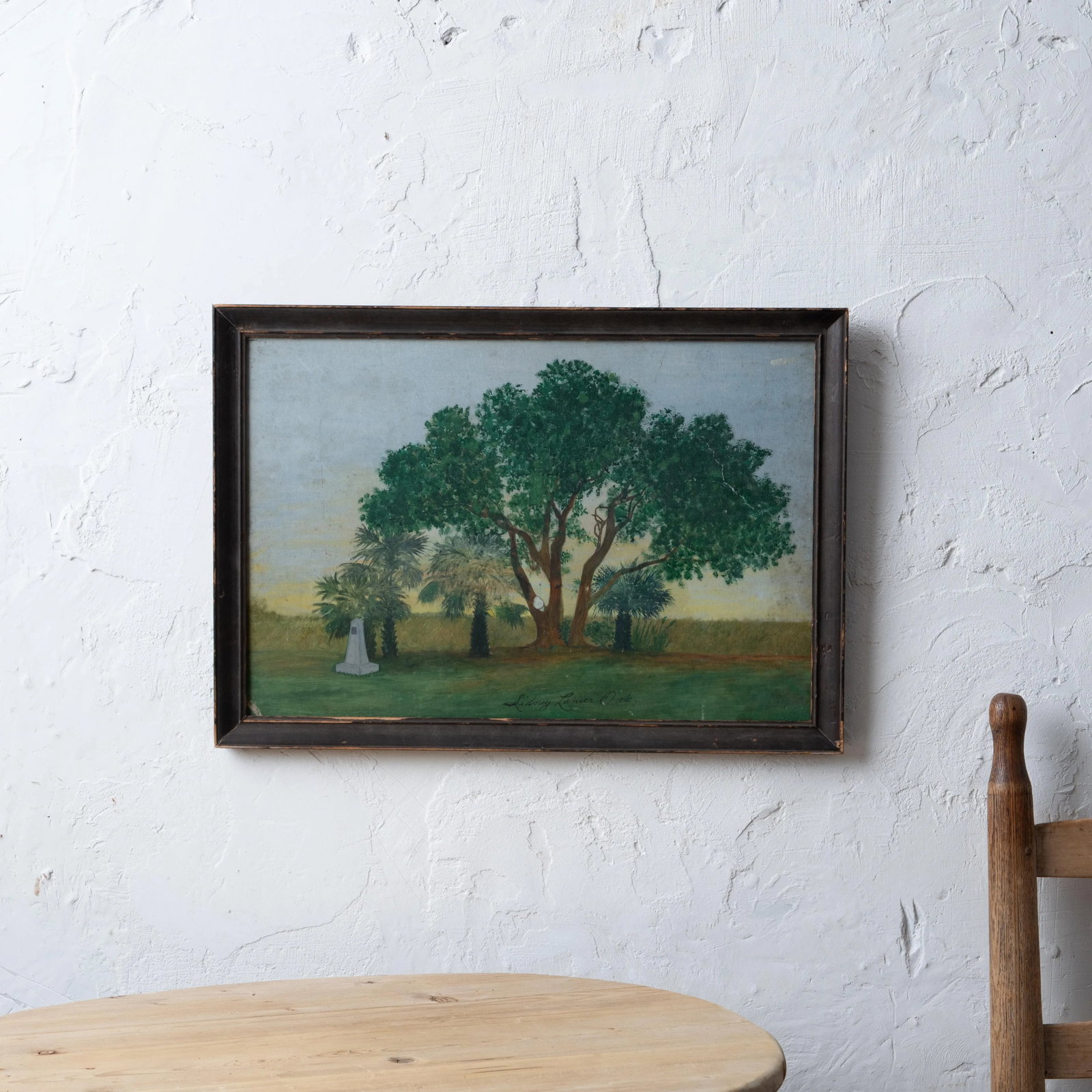 Sidney Lanier Oak, Brunswick, Georgia Painting, 1930s - 6