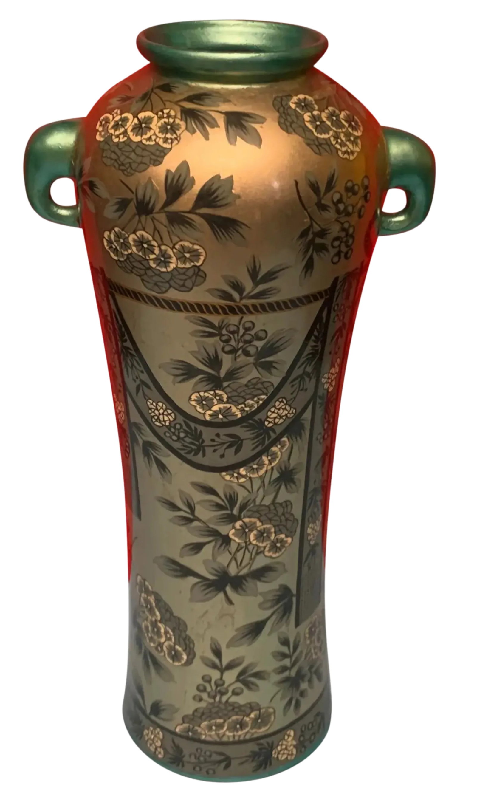 ASian Porcelain Vase and Deity Sculpture - A Set - 4