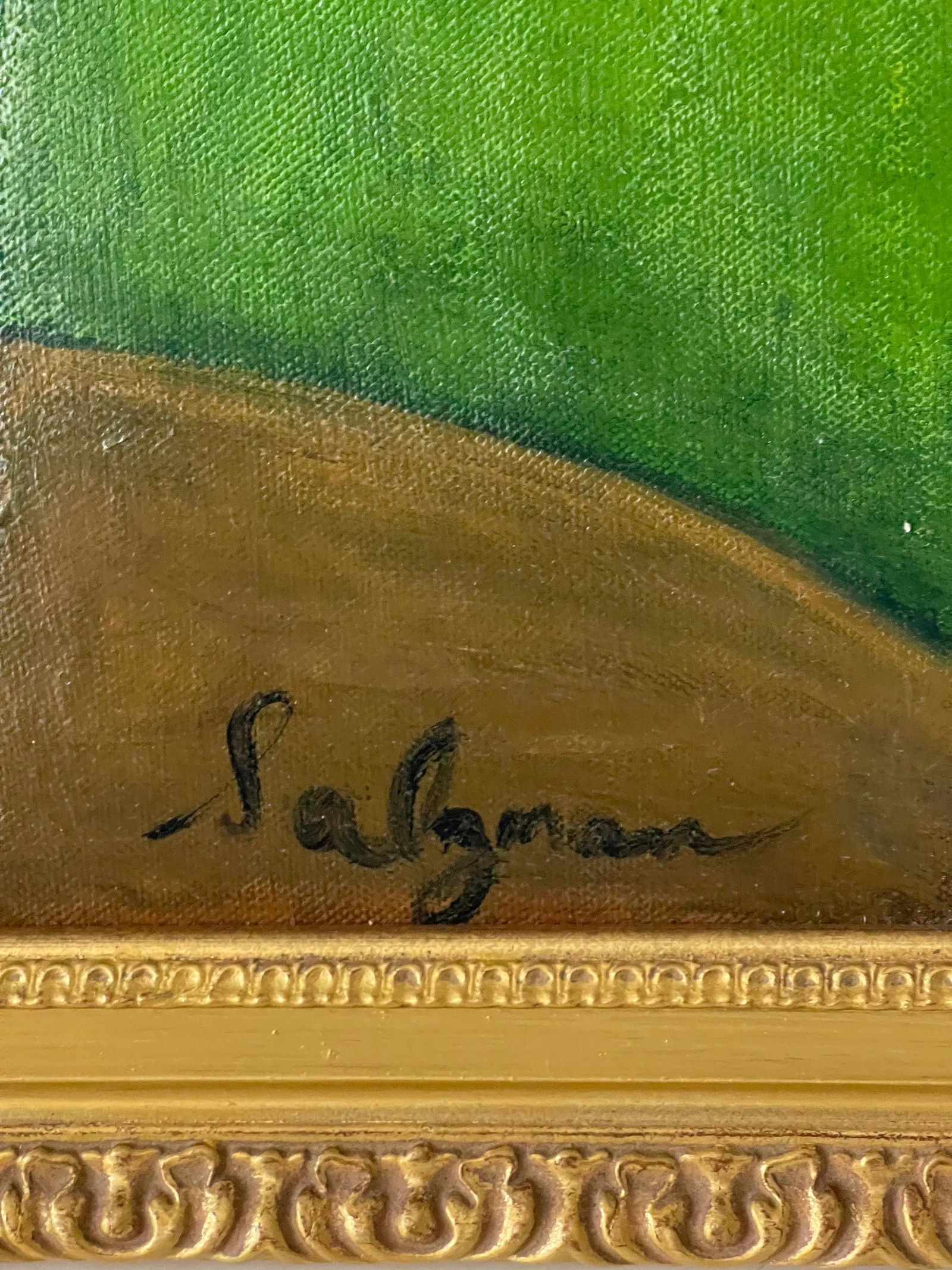 Great Floral Oil on Canvas Signed Painting - 3