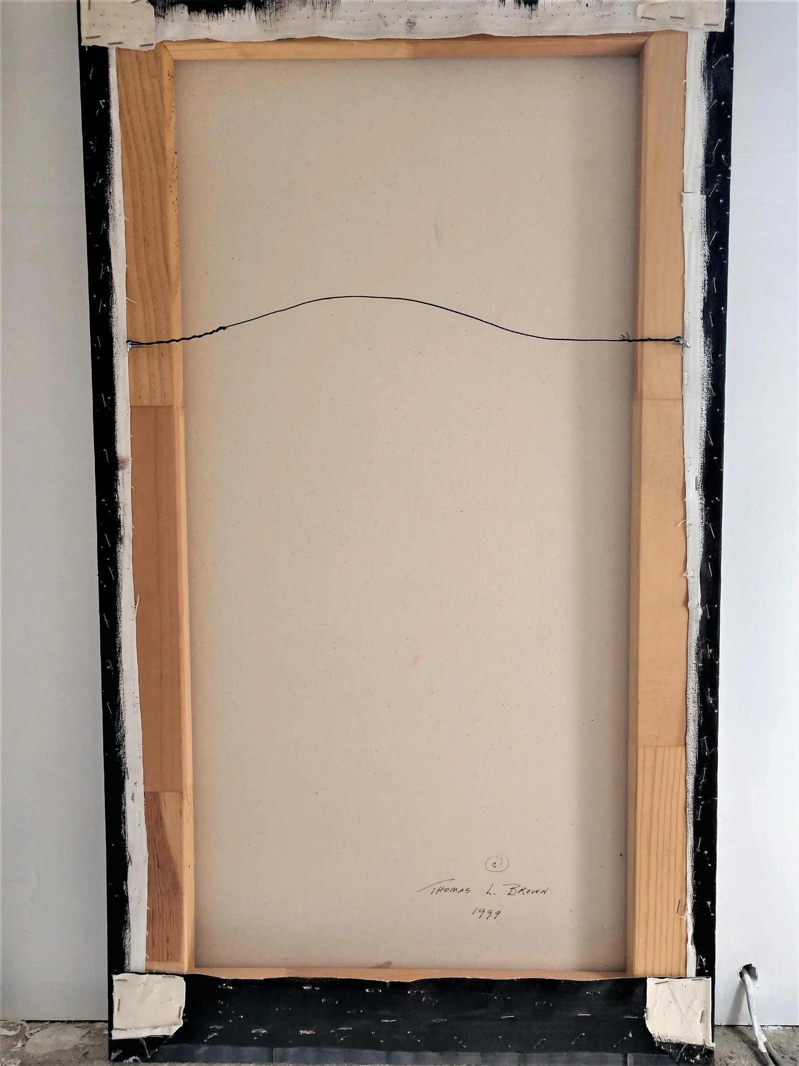 Radish Trompe l'Oeil Gallery Wrapped Still Life Painting by Thomas L. Brown - 3