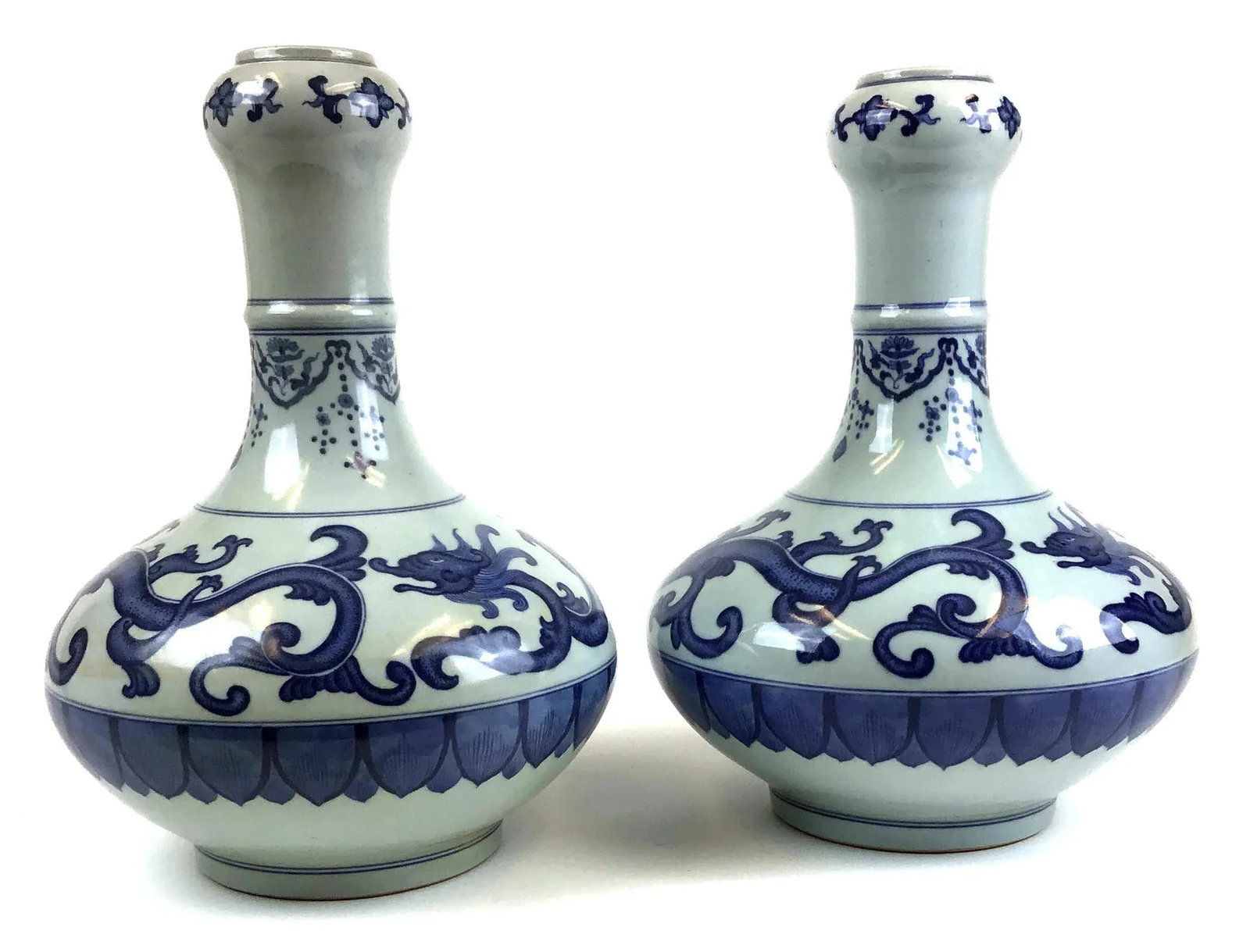 Antique Chinese Daoguang Marked Vases a - a Pair - 2