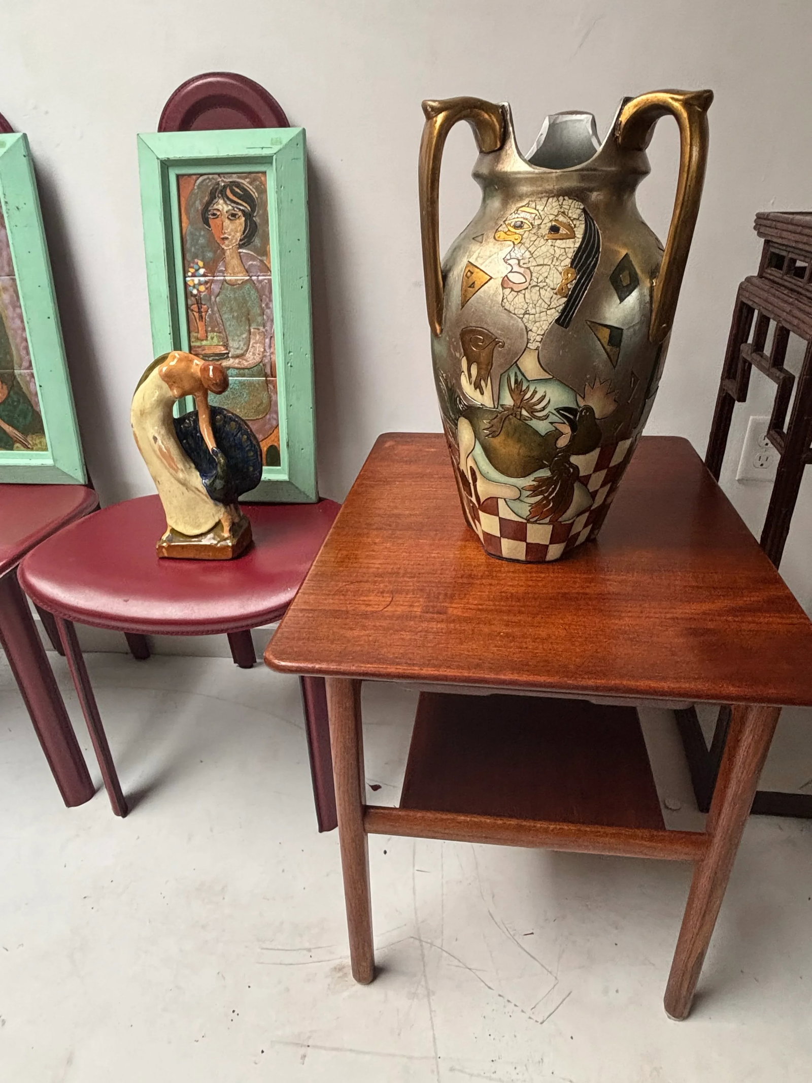 Mid 20th Century Picasso Style Porcelain Vase - 5