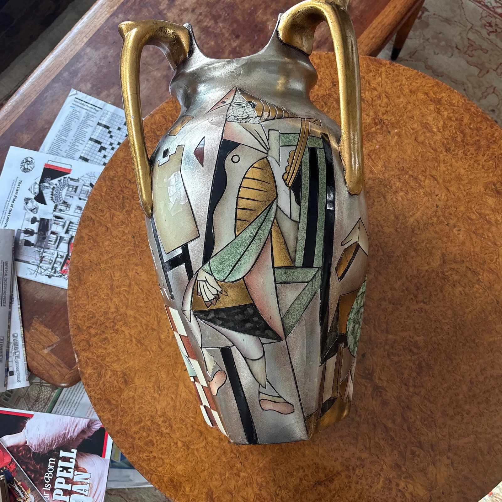Mid 20th Century Picasso Style Porcelain Vase - 8
