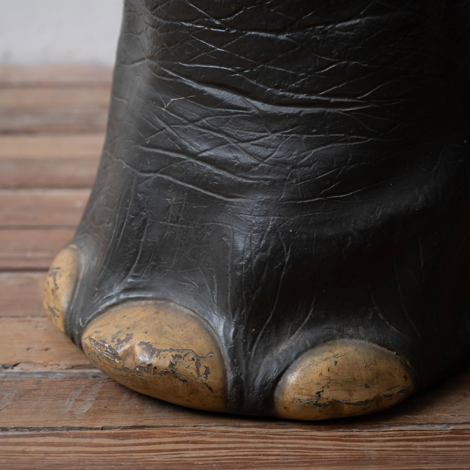 Faux Elephants Foot Umbrella Stand - 5