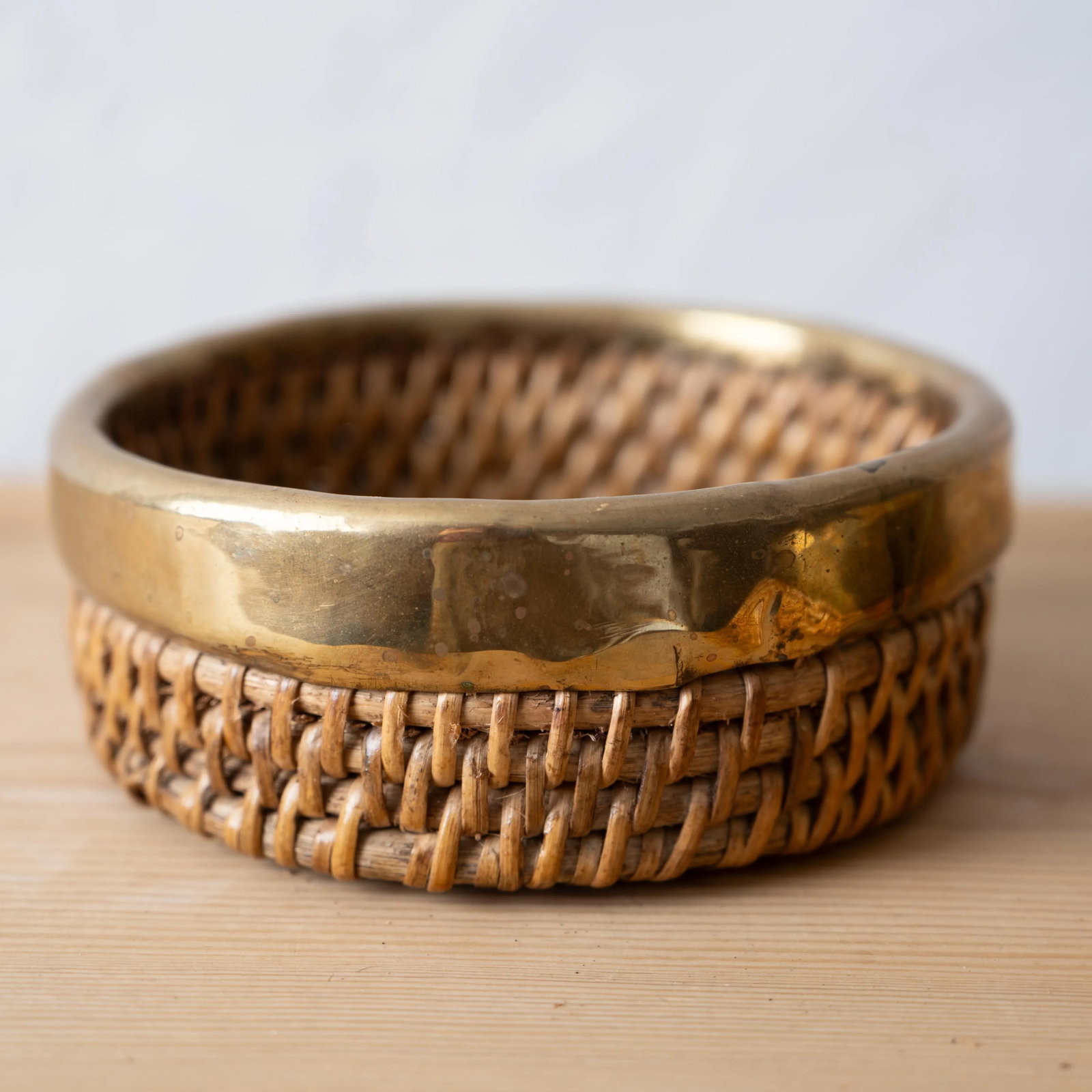 Crespi Style Pencil Reed Baskets, 1960s - 3