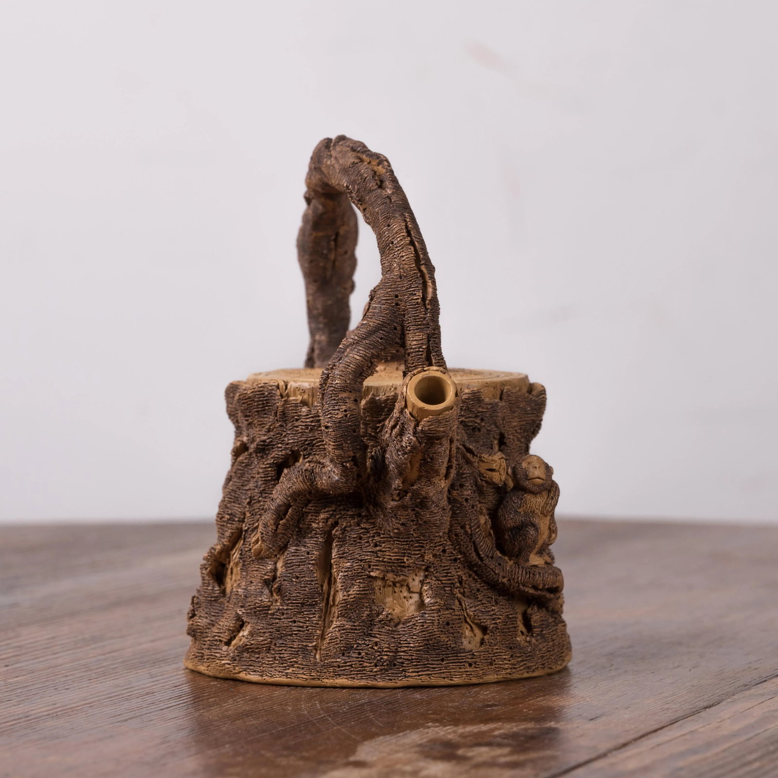 ChenTaiYuan Yixing Zisha 'Tree Stump' Tea Pot - 5