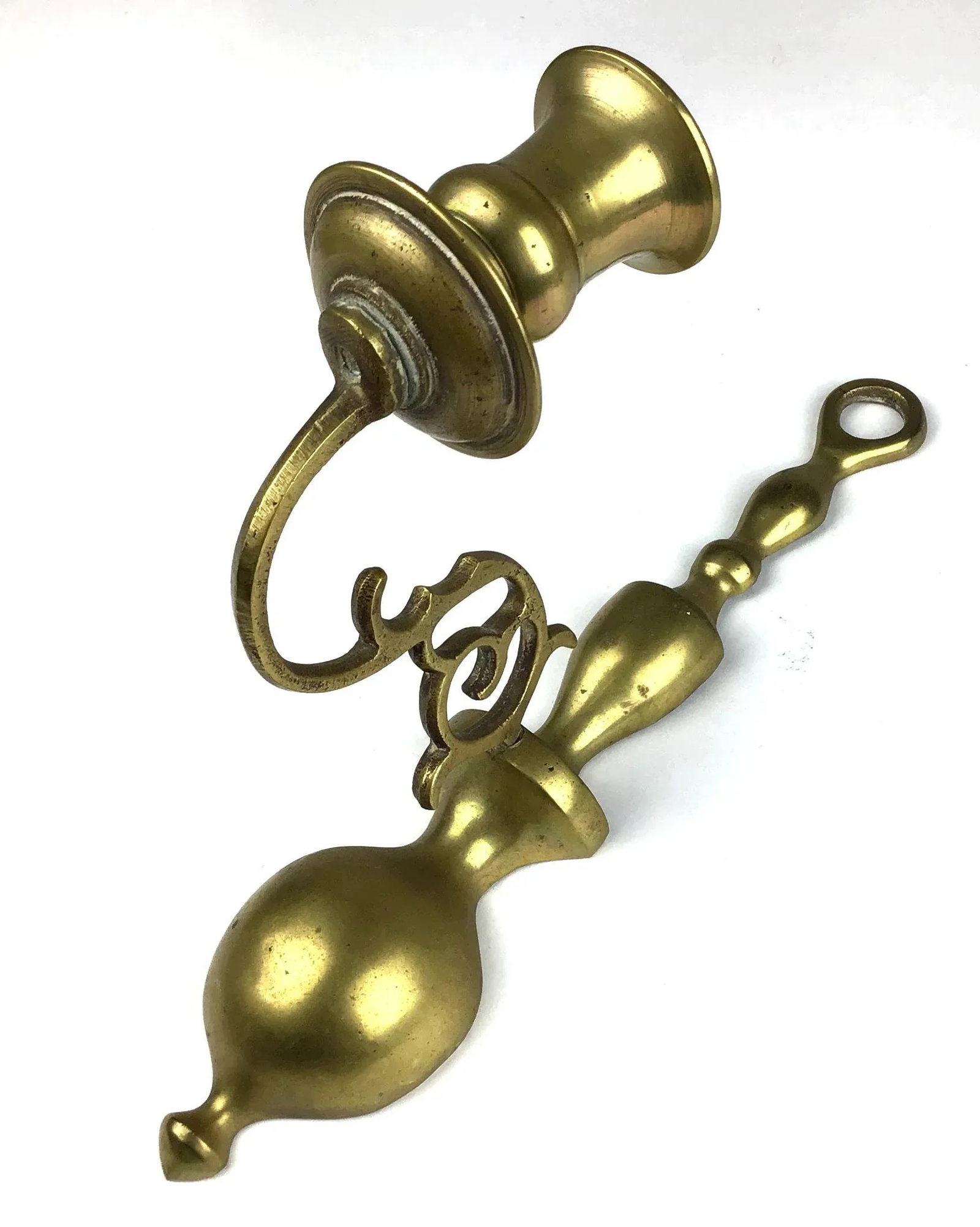 Georgian 18th Century Brass Wall Sconce - 2