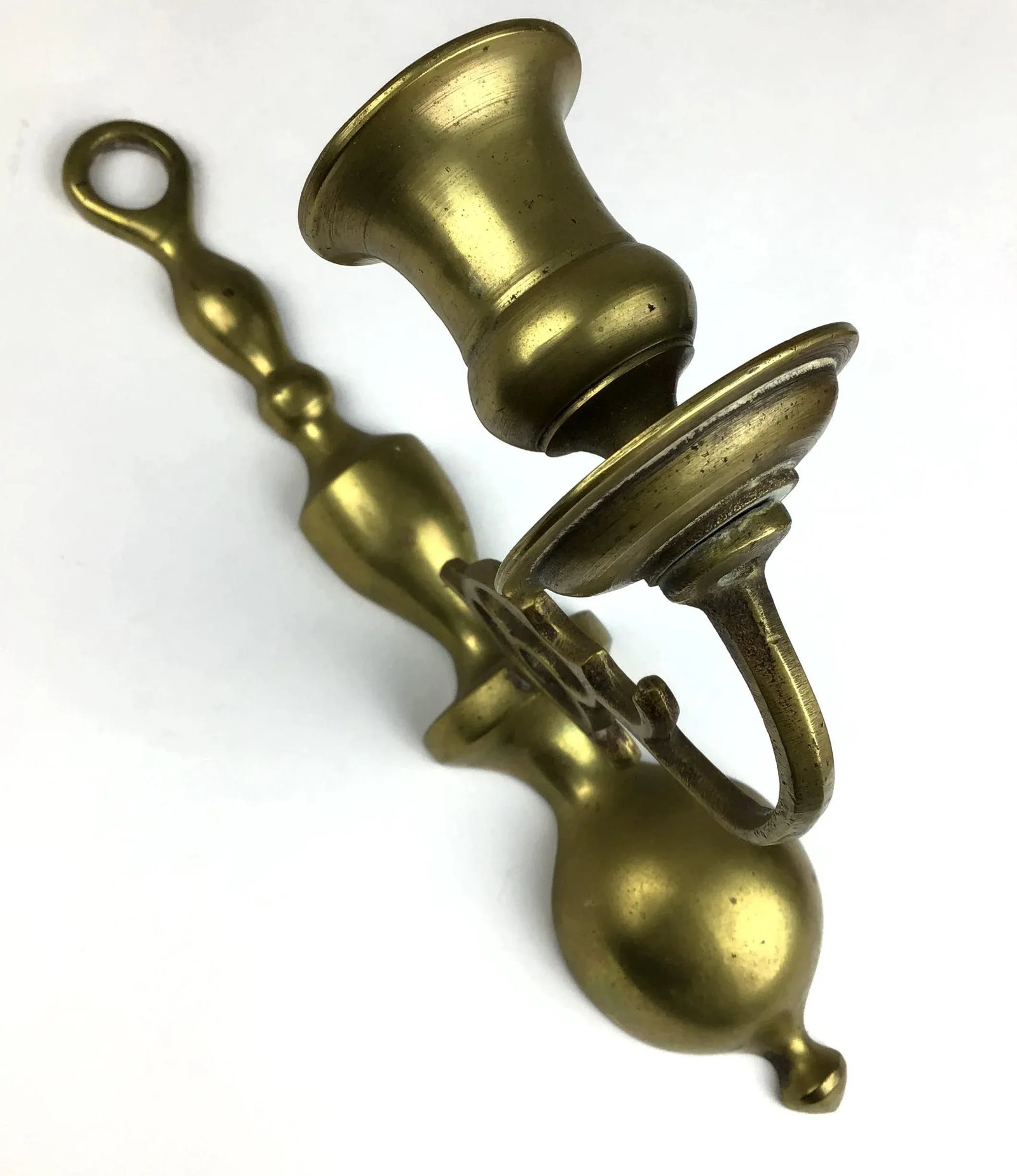 Georgian 18th Century Brass Wall Sconce - 3