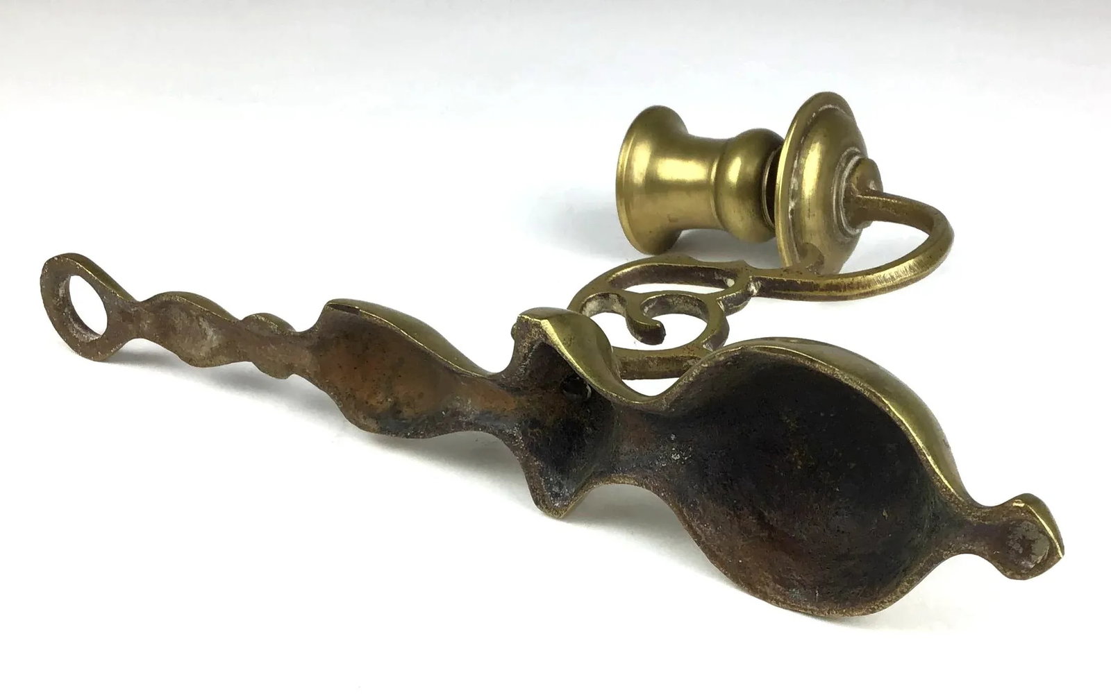 Georgian 18th Century Brass Wall Sconce - 8