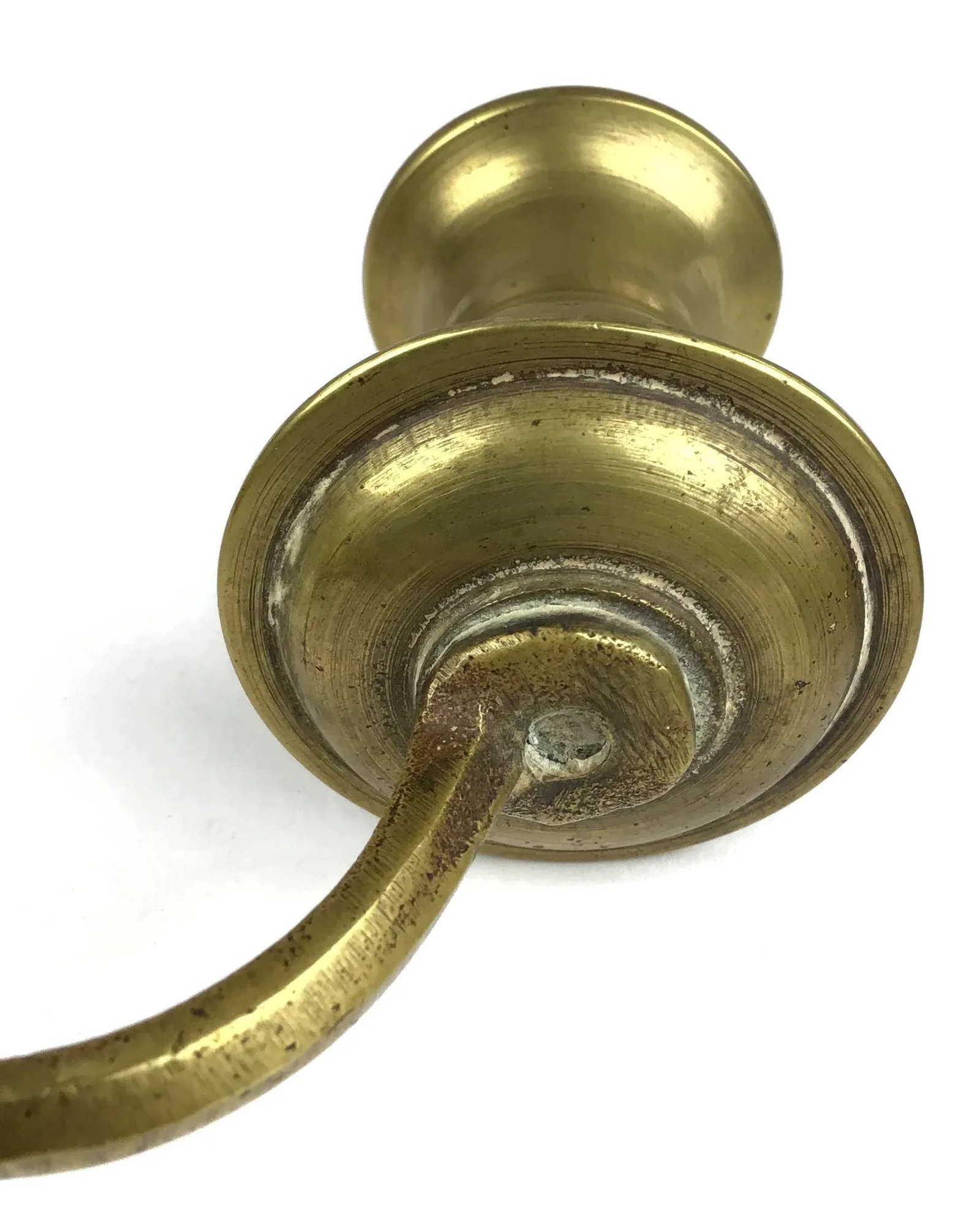 Georgian 18th Century Brass Wall Sconce - 9