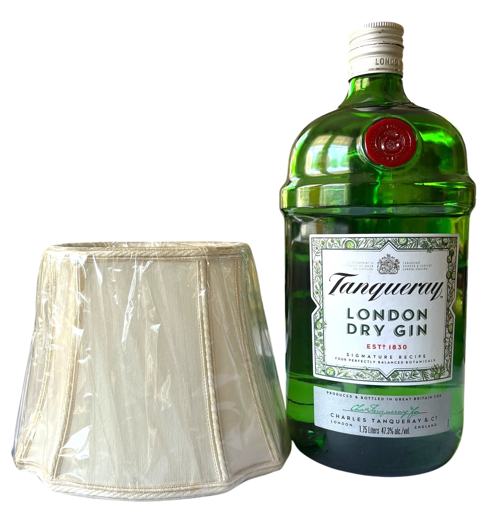 Vintage Canterbury Silk Bell Lampshade - Hand-Tailored in Brooklyn, Ny - New Old Stock - 3