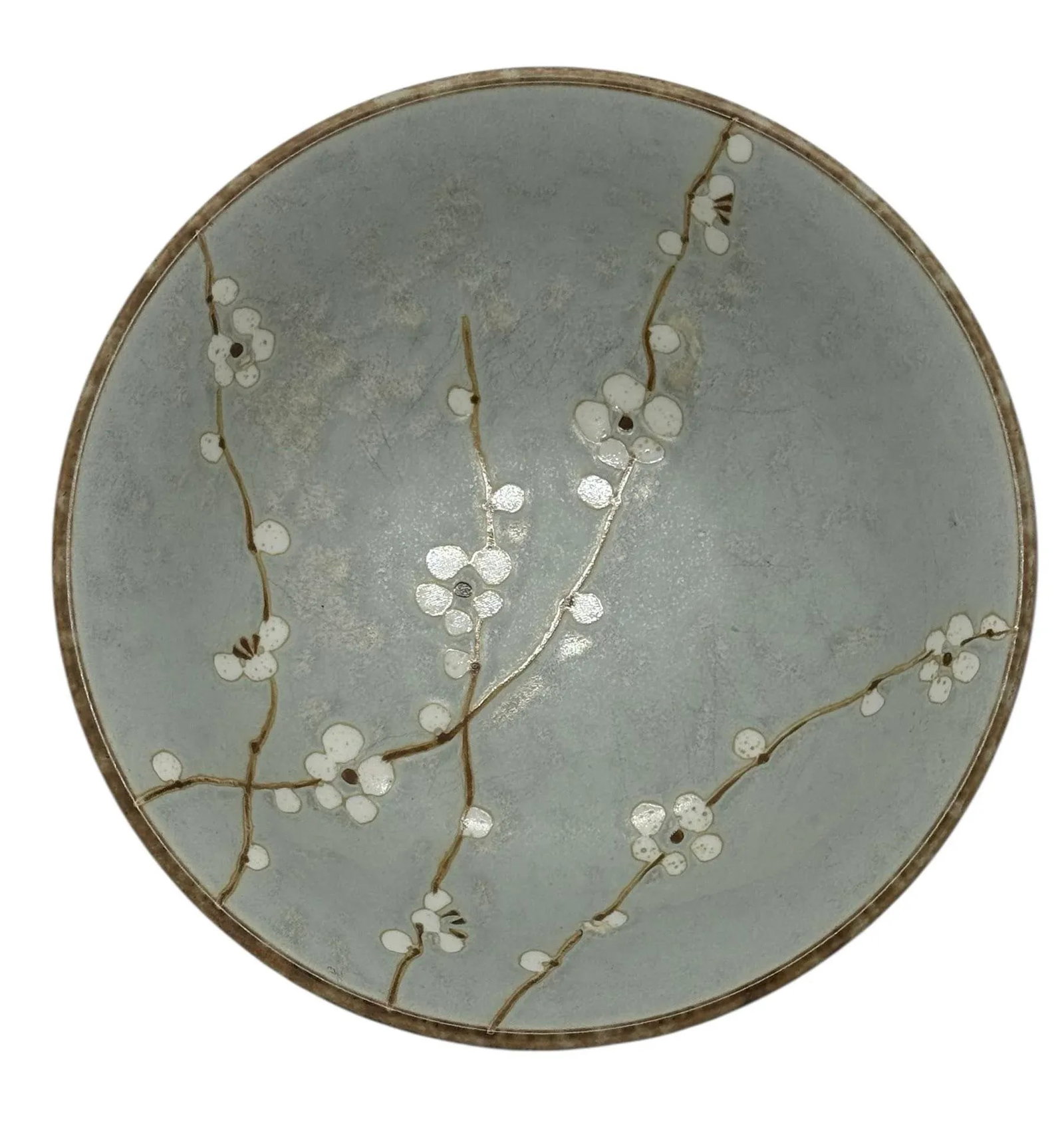 Late 20th Century Japanese Shosun Early Spring Collection Mint Large Ceramic Bowl Cherry Blossoms De - 12