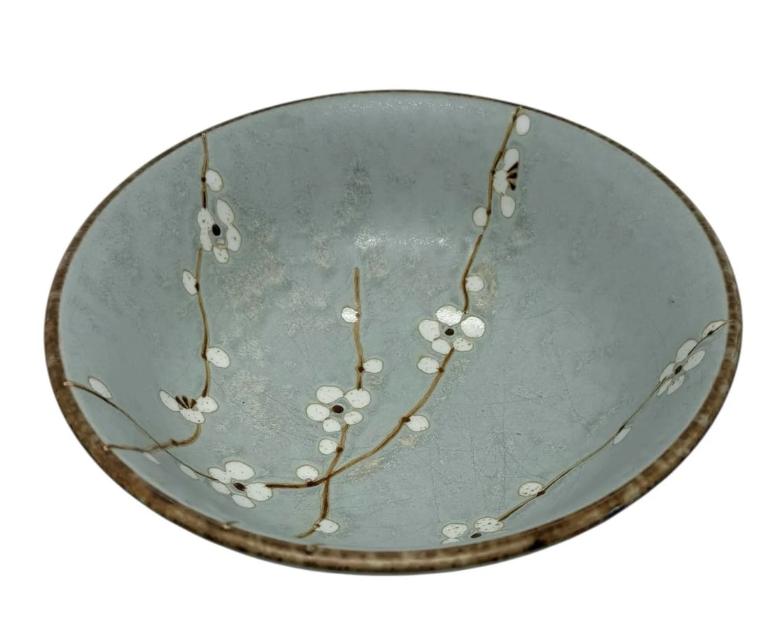 Late 20th Century Japanese Shosun Early Spring Collection Mint Large Ceramic Bowl Cherry Blossoms De - 2