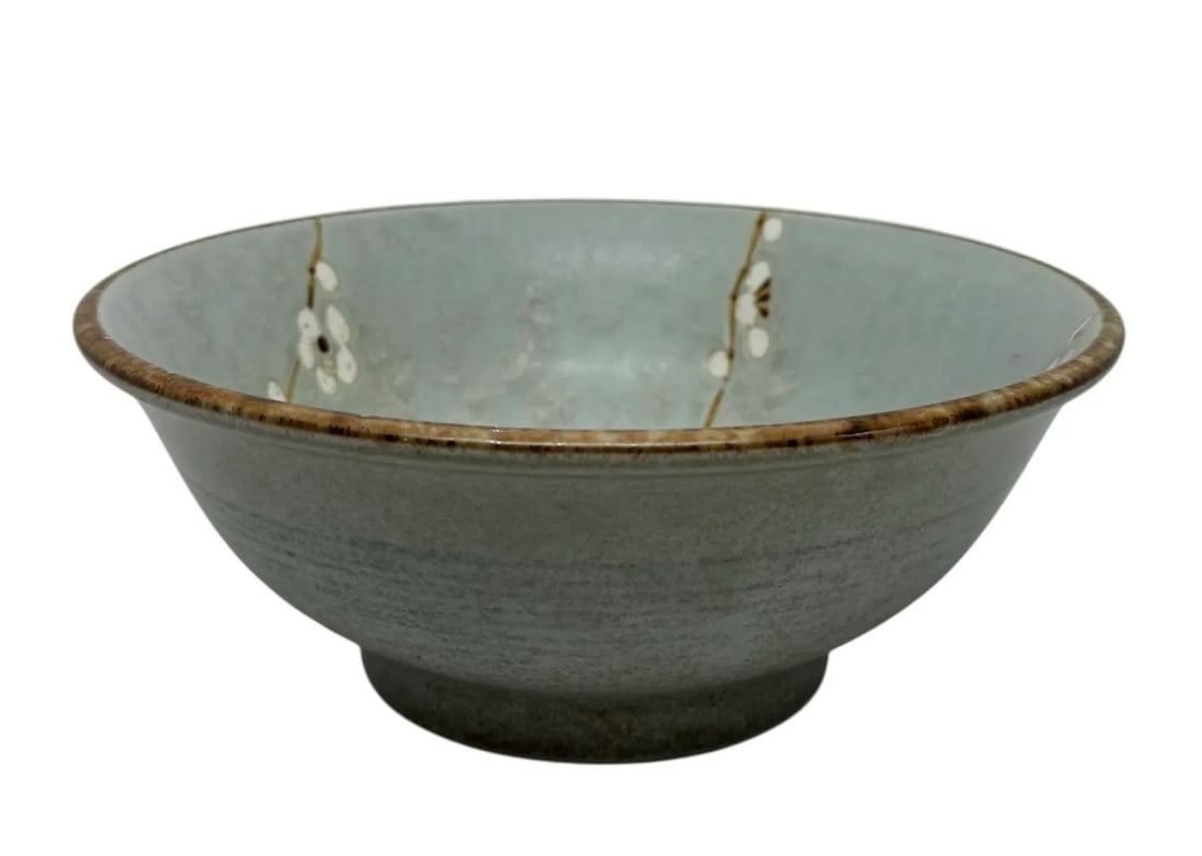 Late 20th Century Japanese Shosun Early Spring Collection Mint Large Ceramic Bowl Cherry Blossoms De - 3
