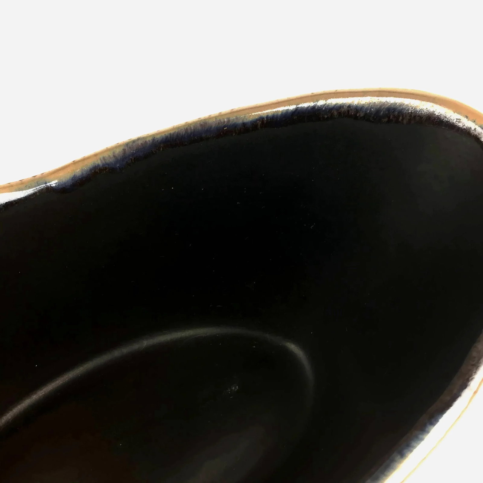 Vintage Golden Glazed Artisan Planter - 8