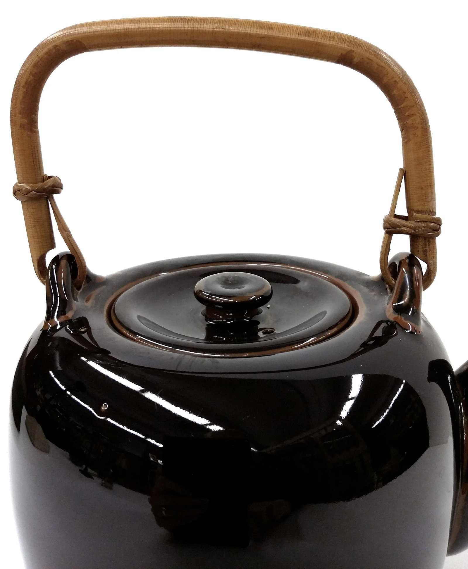 Hand Thrown Artist Glazed Teapot - 8
