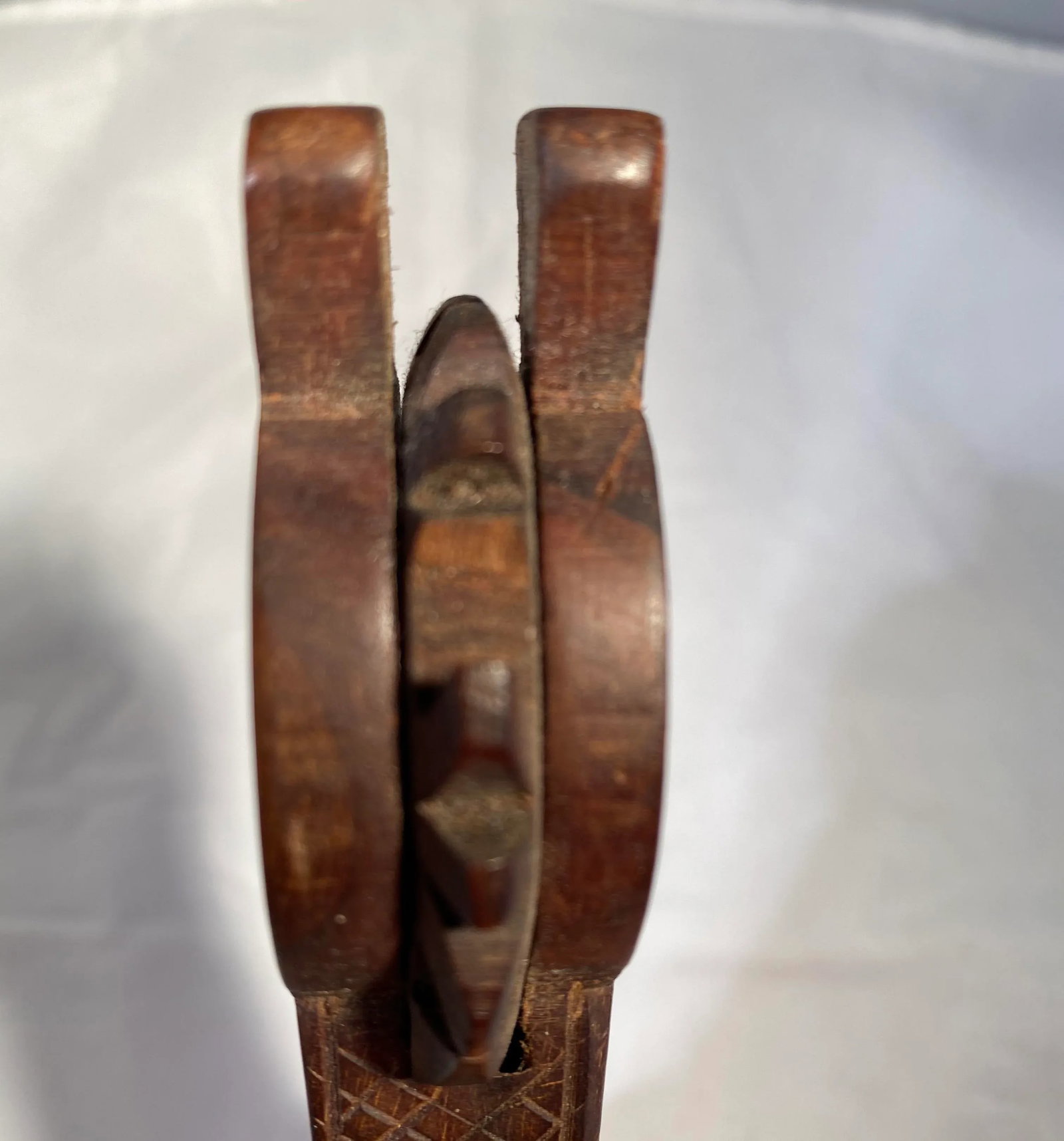 Vintage 1930s Black Walnut Wood Nutcracker, Yugoslavia - 10