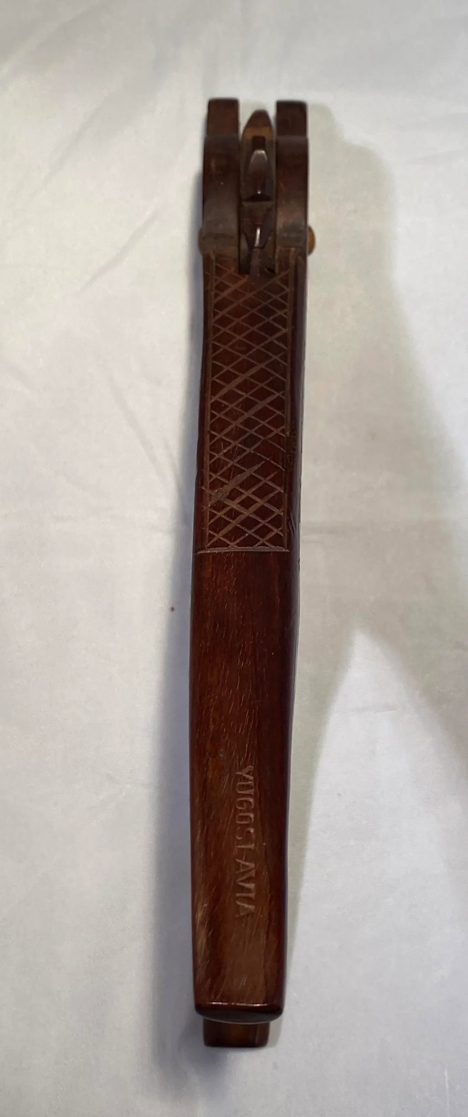 Vintage 1930s Black Walnut Wood Nutcracker, Yugoslavia - 5
