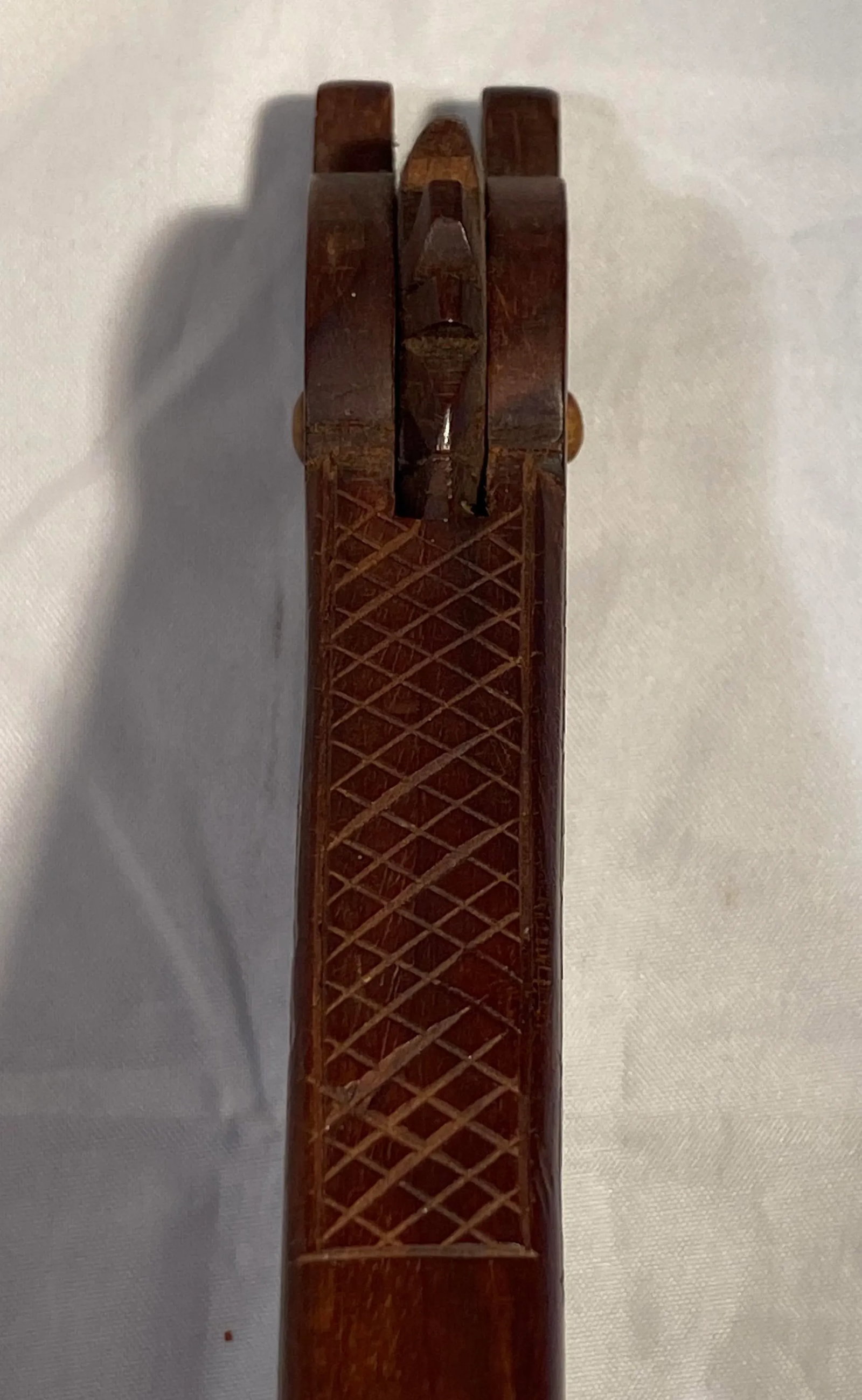 Vintage 1930s Black Walnut Wood Nutcracker, Yugoslavia - 6