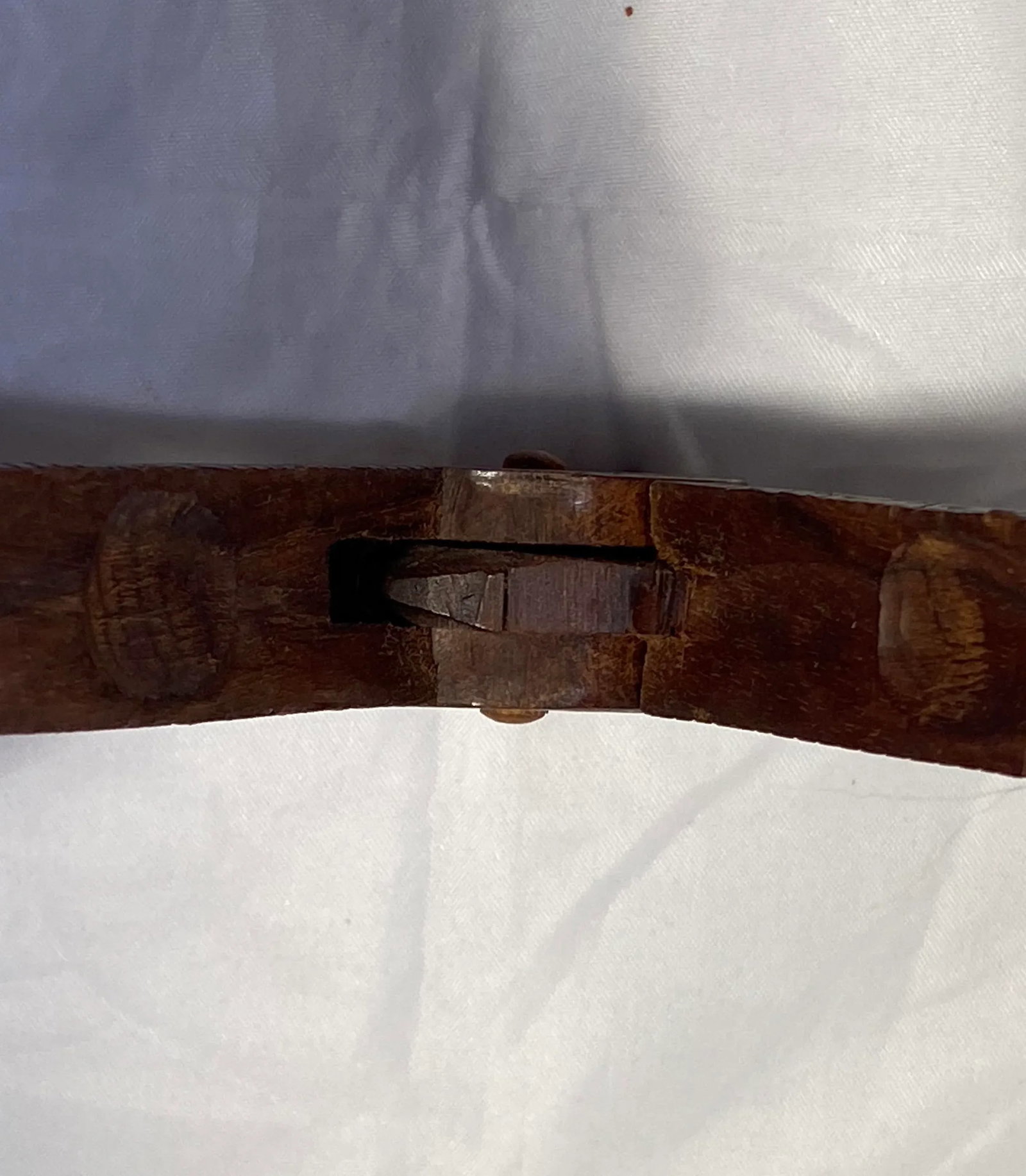 Vintage 1930s Black Walnut Wood Nutcracker, Yugoslavia - 8