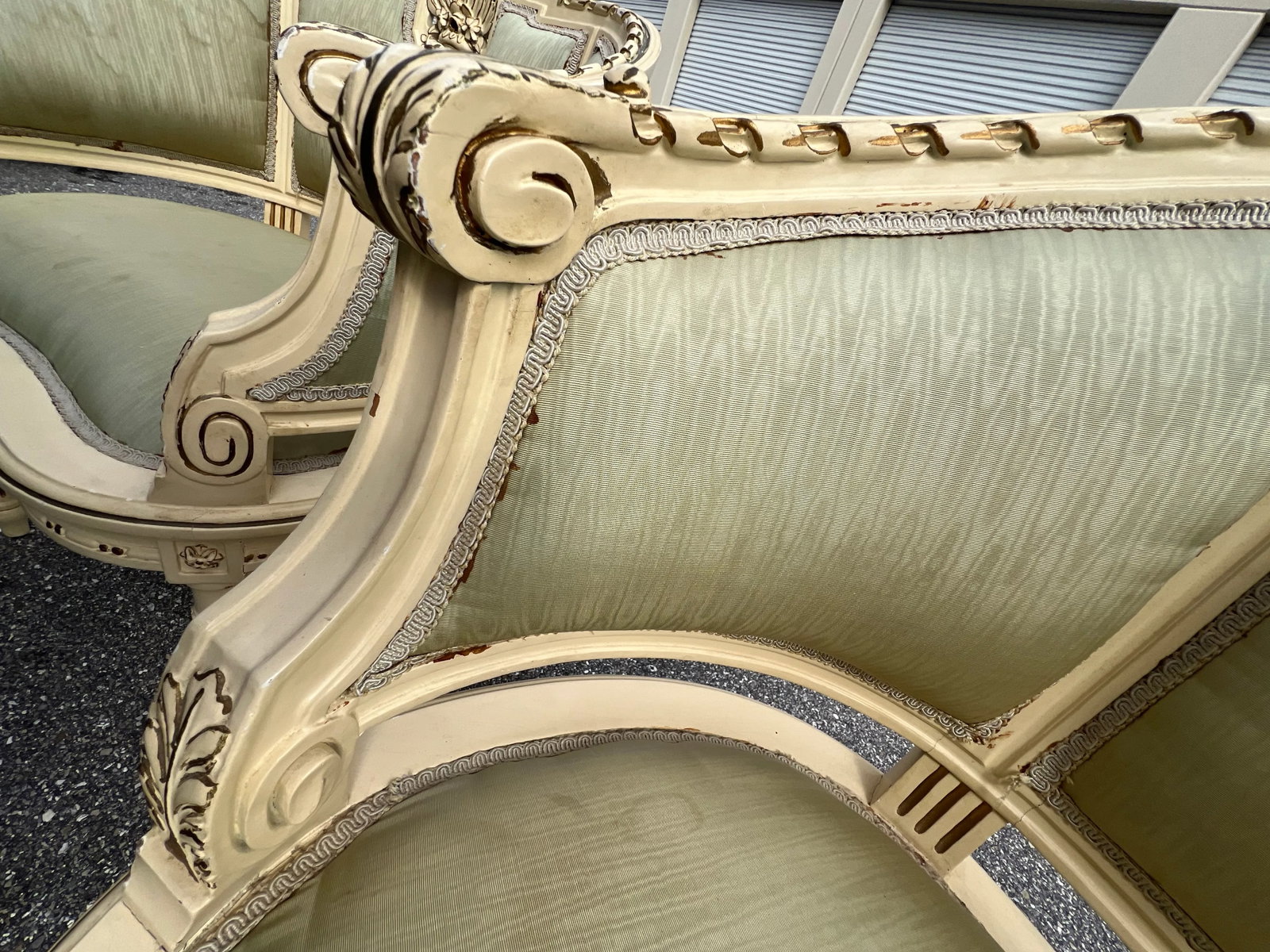 Late 18th Century Pair of Swedish Bergere Chairs in Louis XVI Style, Belle Epoque - 5