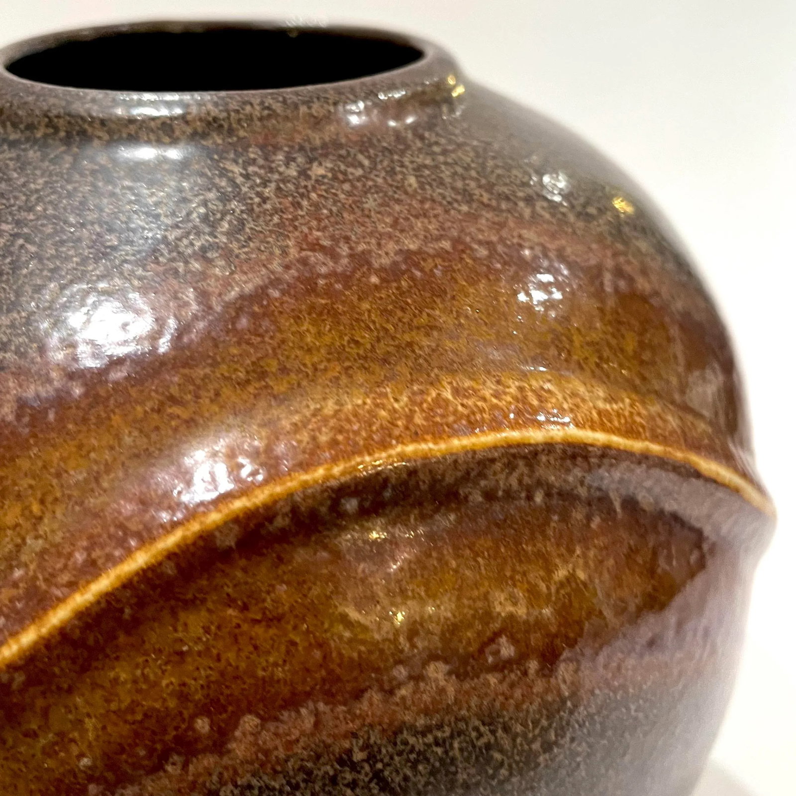 1970's Brutalist Pottery Orion Vase - Dumler & Breiden Germany - 3