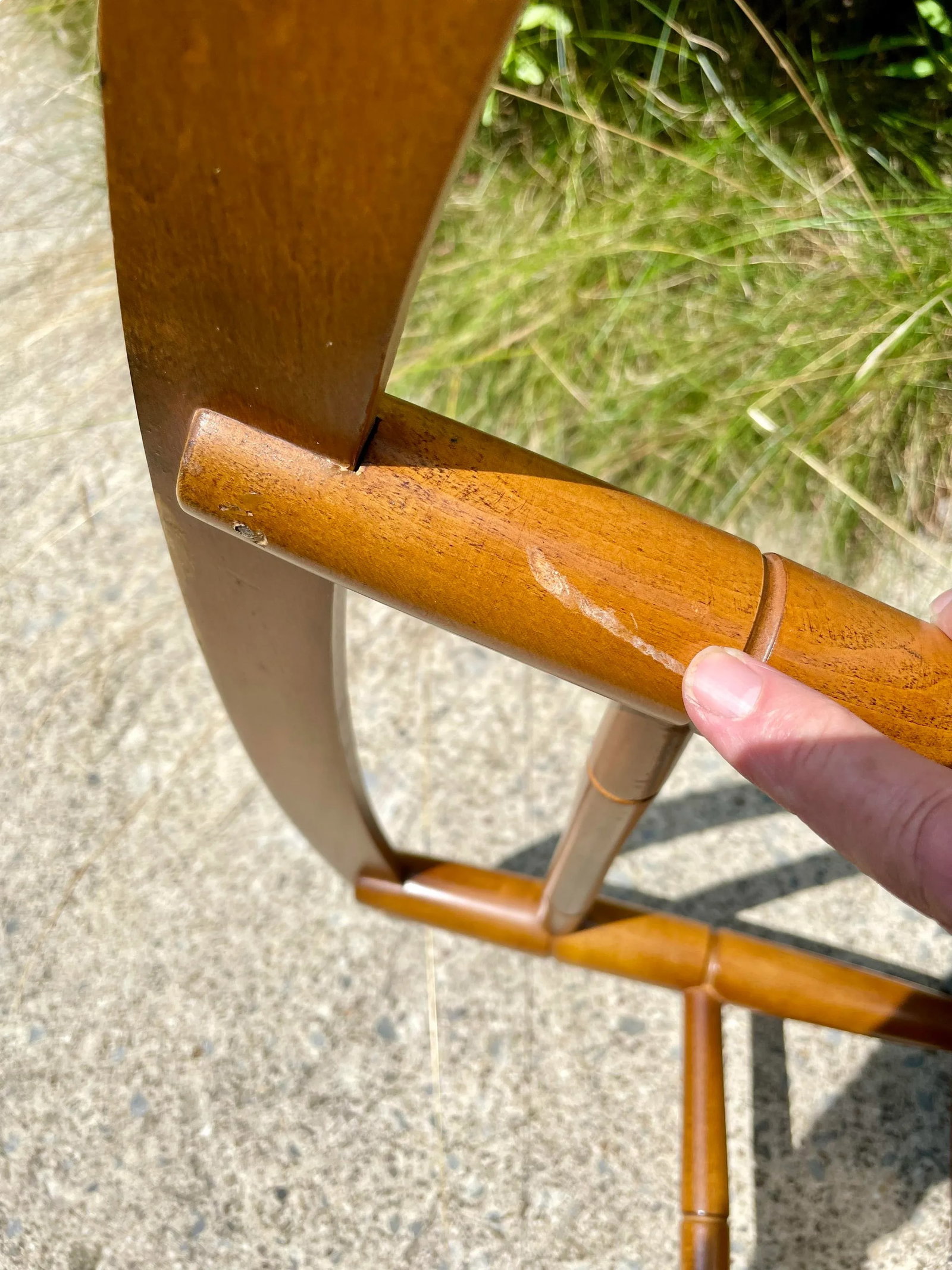 Hitchcock Vintage "Faithful" Rocker - 10