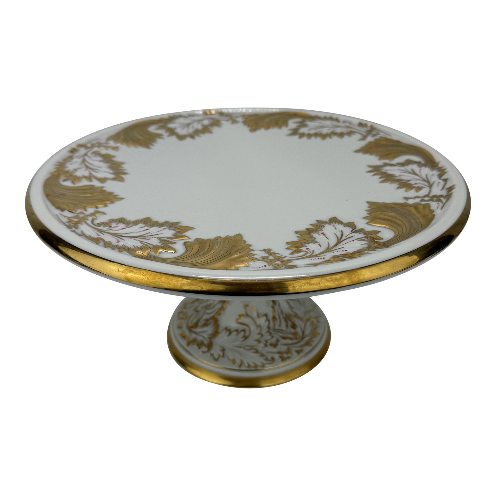 Royal Porzellan Manufaktur Gilded Pedestal Tazza With Scrollwork and Acanthus (1 of 8)