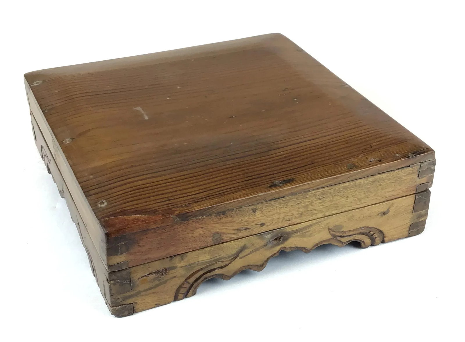 Antique Asian Treasure Wooden Box - 3