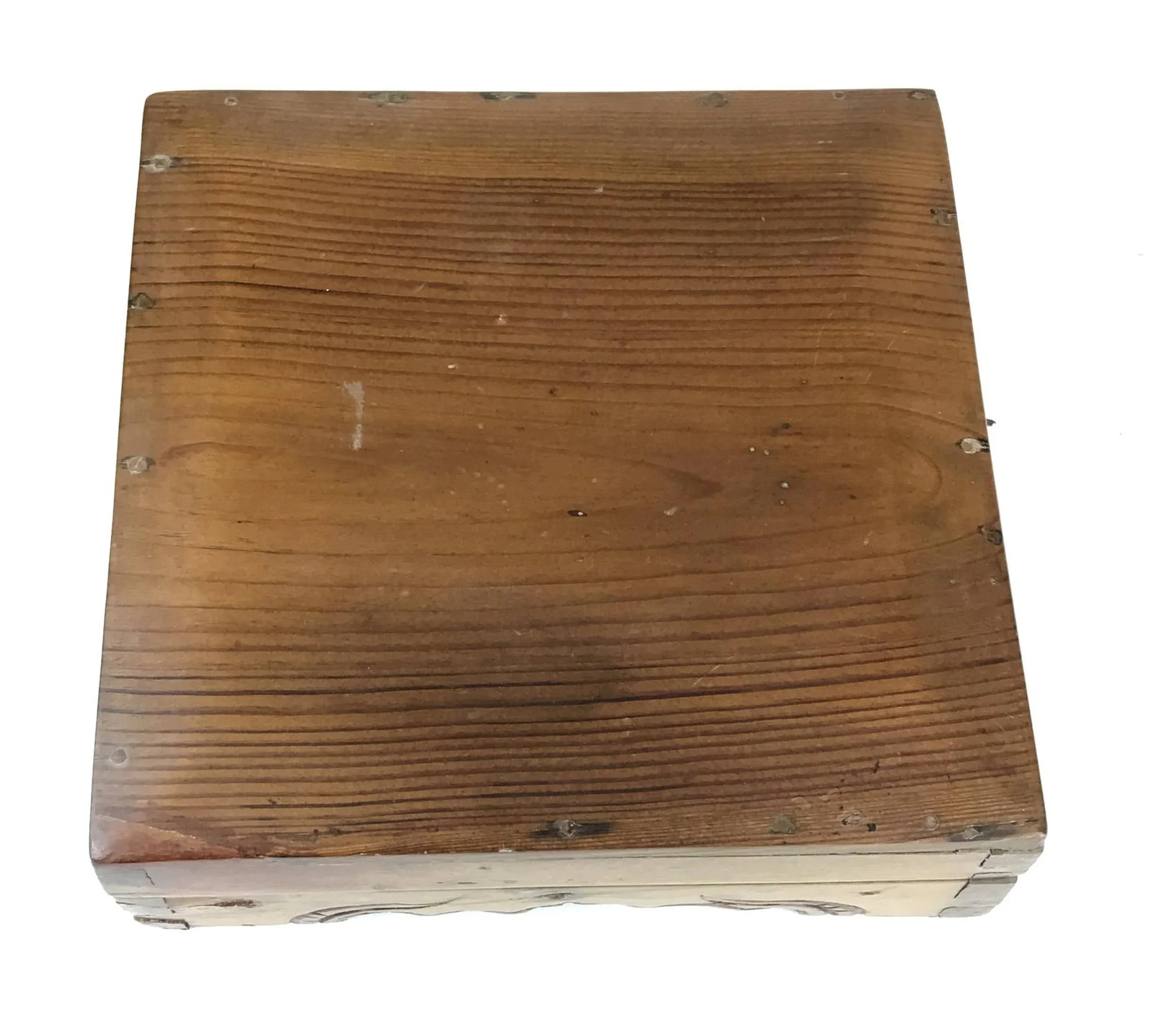 Antique Asian Treasure Wooden Box - 4