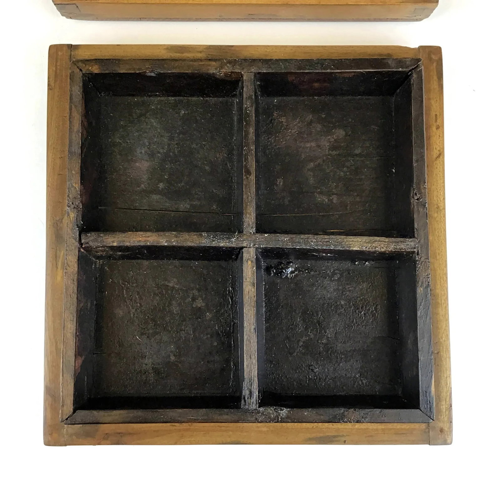Antique Asian Treasure Wooden Box - 6