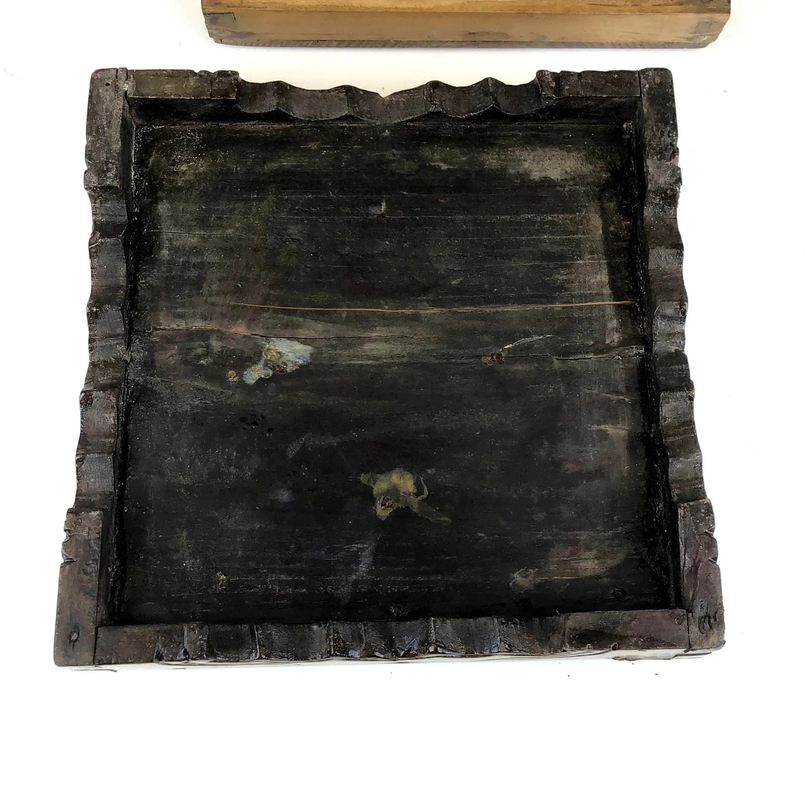 Antique Asian Treasure Wooden Box - 9