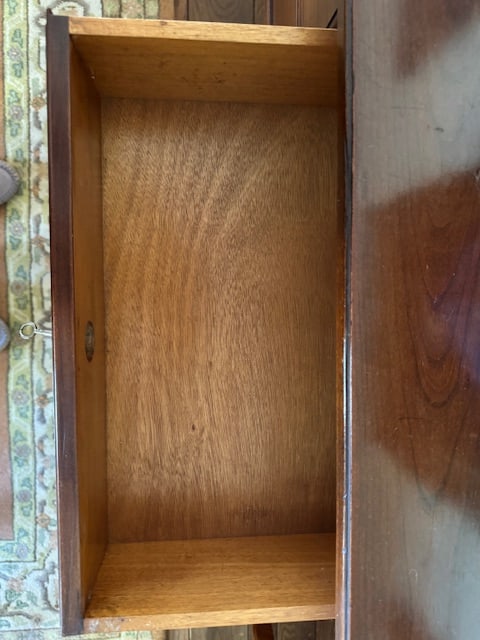 Antique English Mahogany Sideboard / Server, C. 1905 - 6 Drawers, 61'' W - 6