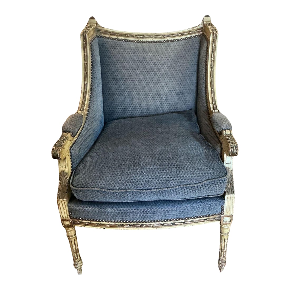 Circa 1890's Napoleon III Arm Chair: Beautiful circa 1890's Napoleon arm chair with Divine Patina!!! Condition: Alterations: Original Condition Unaltered Imperfections: Some Imperfections Condition Notes: Condition of the chair is