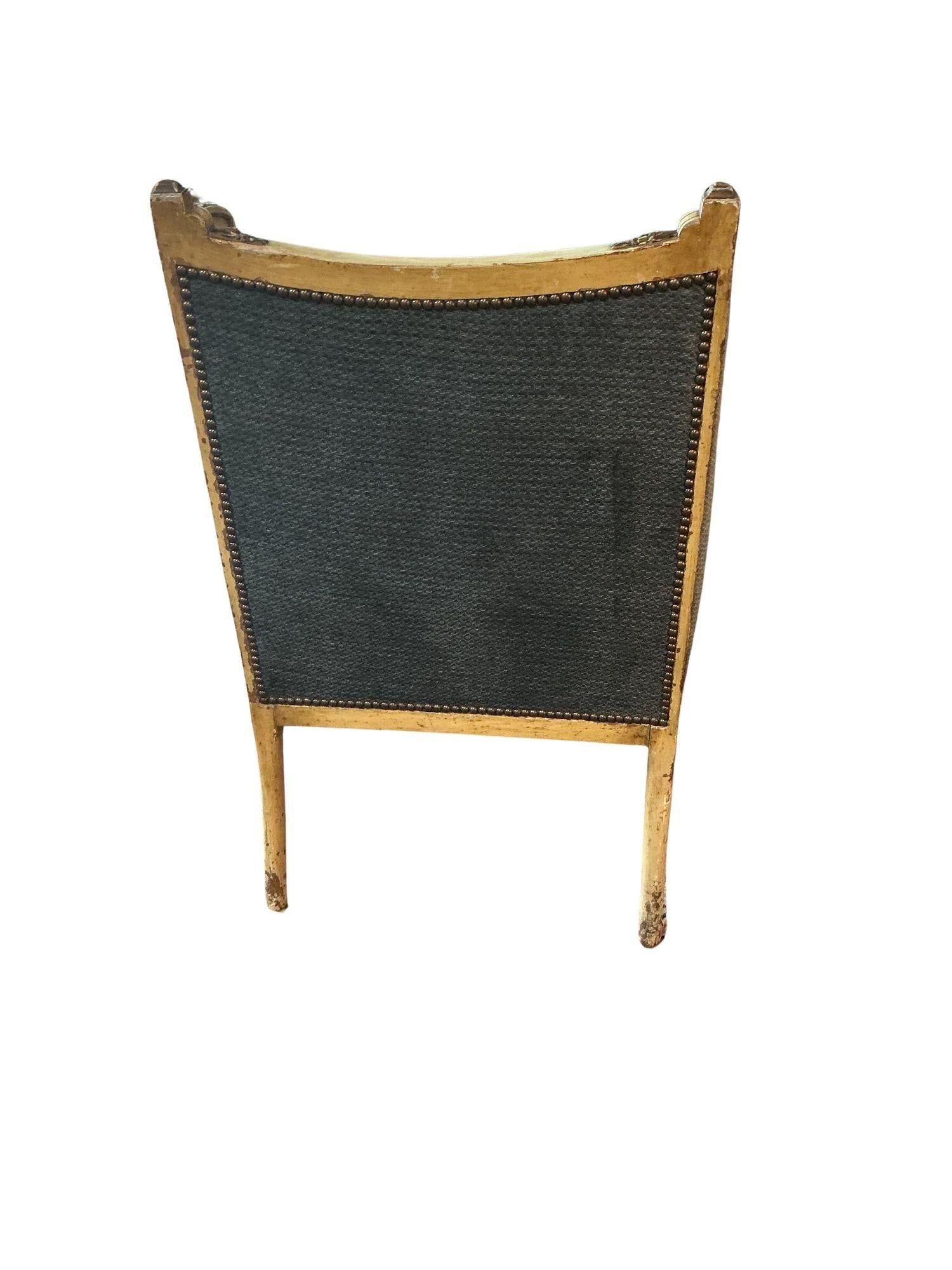 Circa 1890's Napoleon III Arm Chair - 5