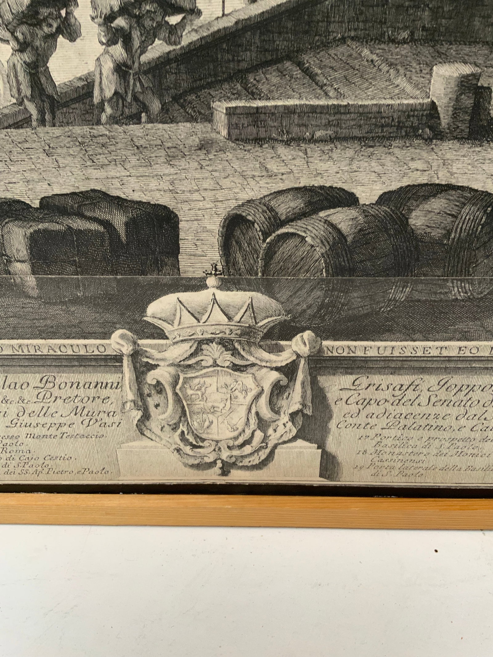 Mid 18th Century Pair of Giuseppe Vasi Panoramic Prints of Rome. - 7