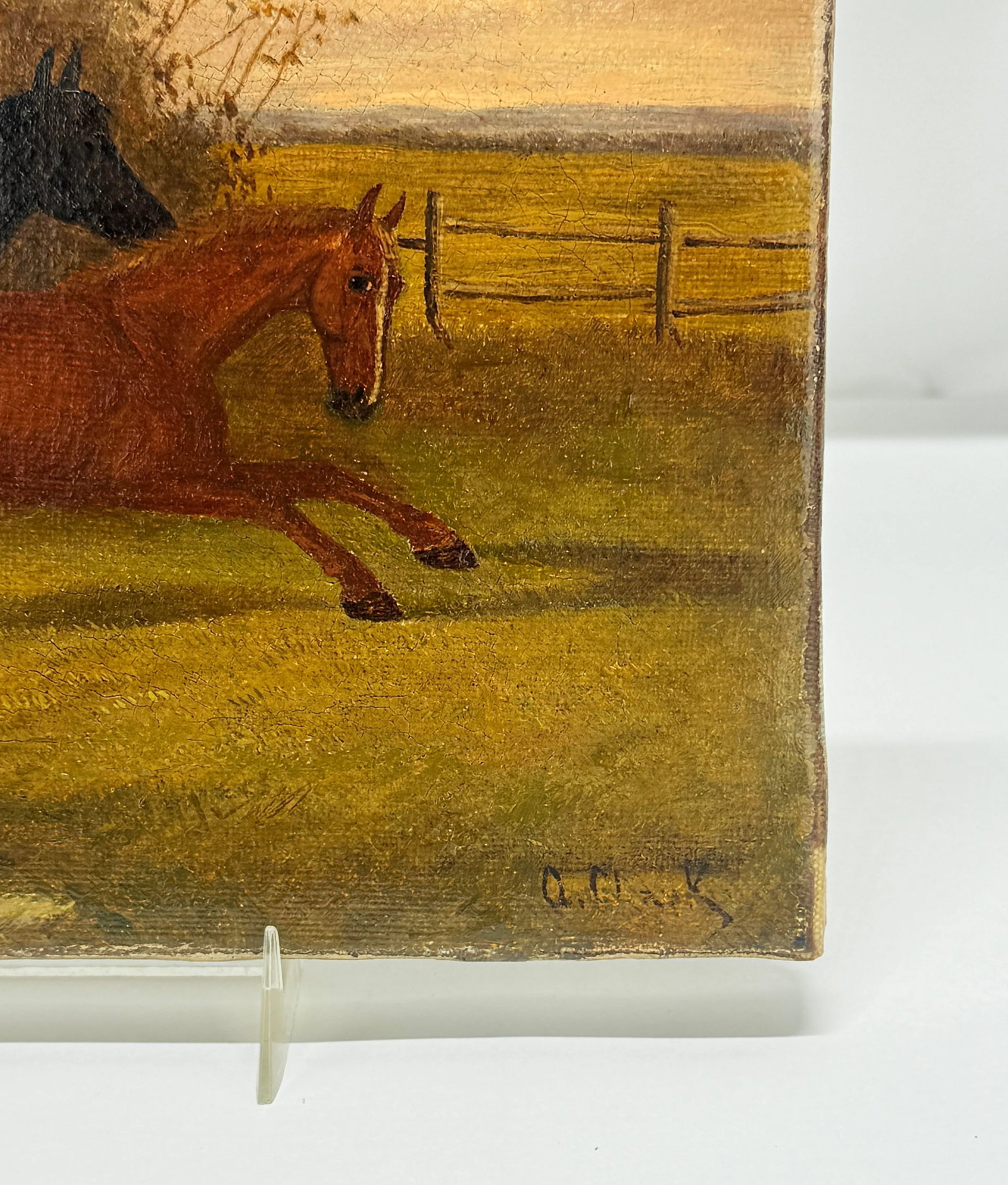 Albert Clark (American, 1843-1928) - Two Horses at Play - 3