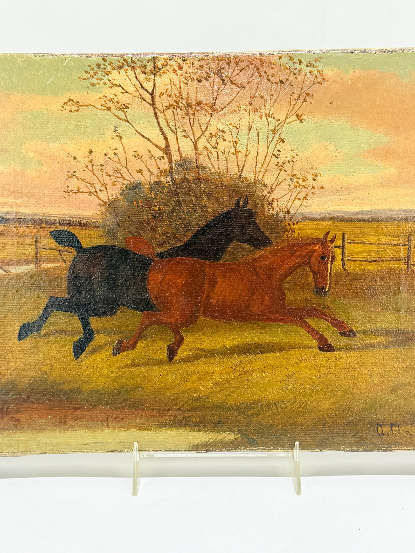 Albert Clark (American, 1843-1928) - Two Horses at Play - 7