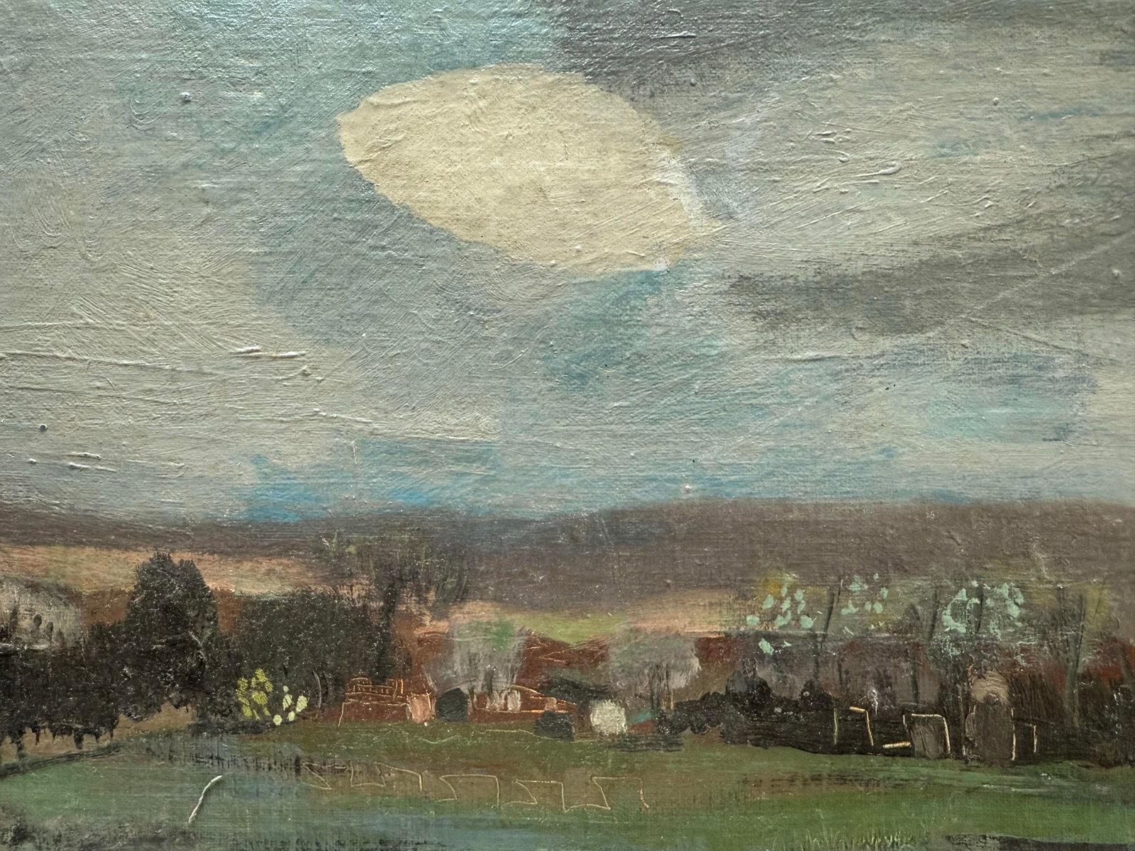 Mid Century Oil Painting on Board by Charles F. Holman - 4