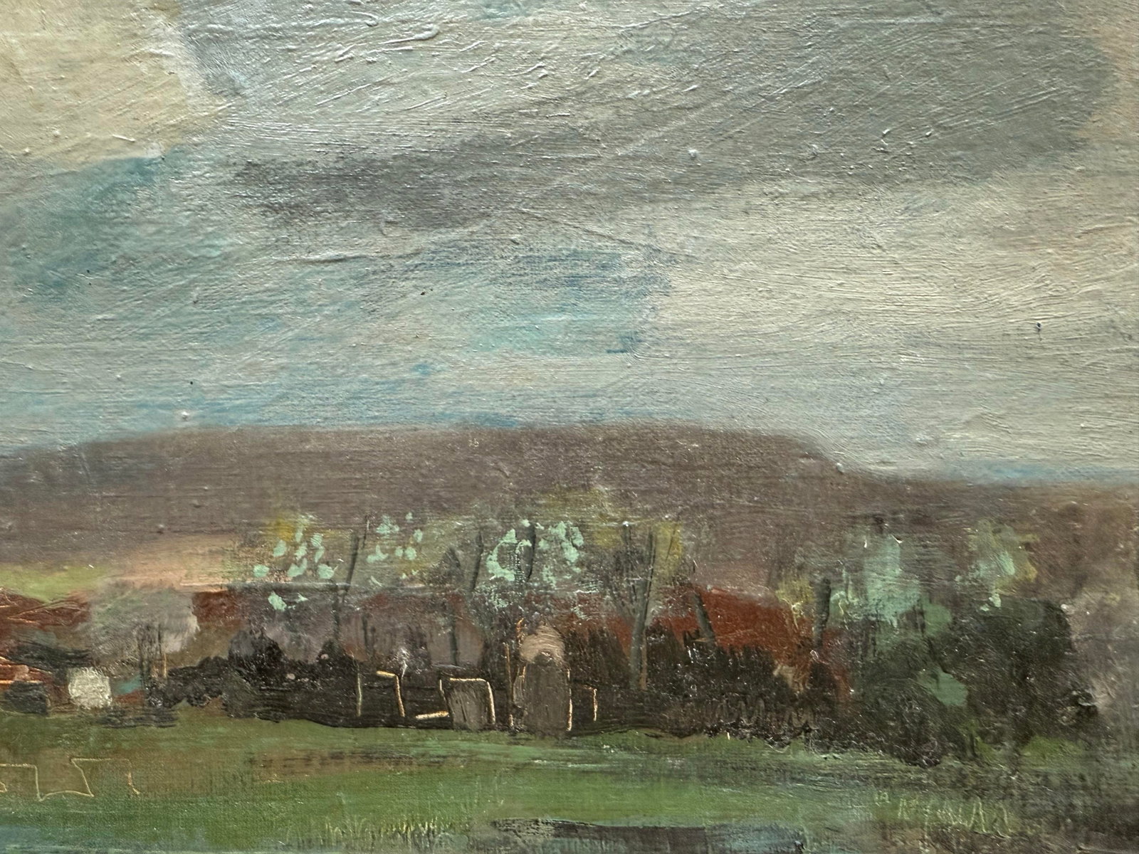 Mid Century Oil Painting on Board by Charles F. Holman - 5