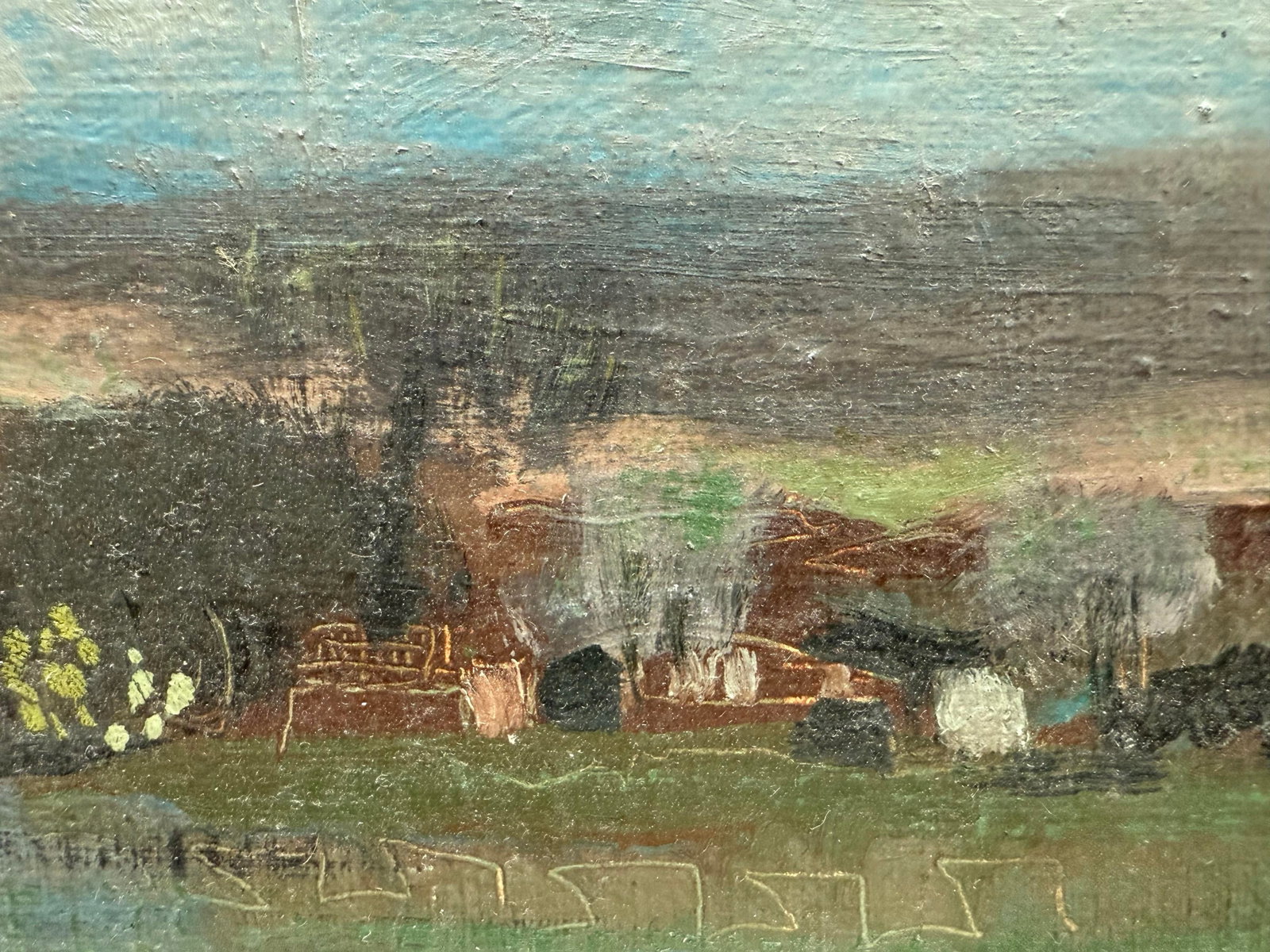 Mid Century Oil Painting on Board by Charles F. Holman - 6