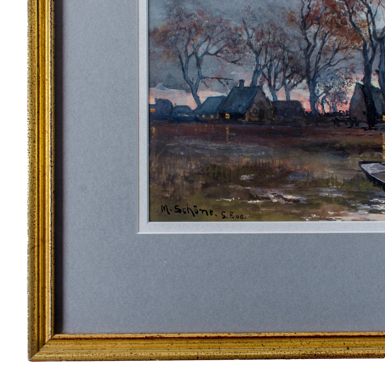 Margarethe Schonermark - German Landscape Watercolor Painting, 1900 - 3