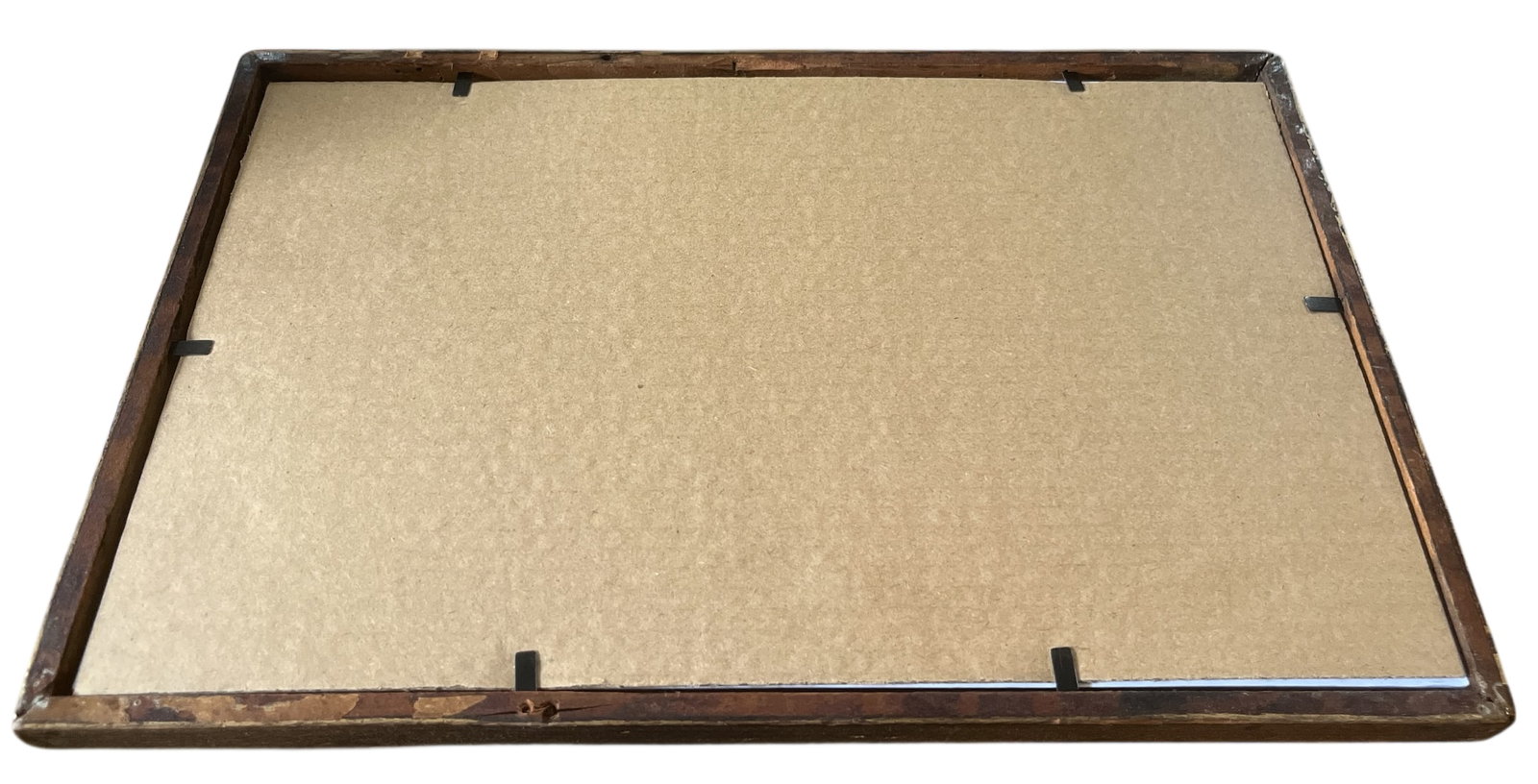 Contemporary Pen & Ink Drawing Olive Triptych Signed Original in Vintage Giltwood Frame - 11" X 7.5" - 7