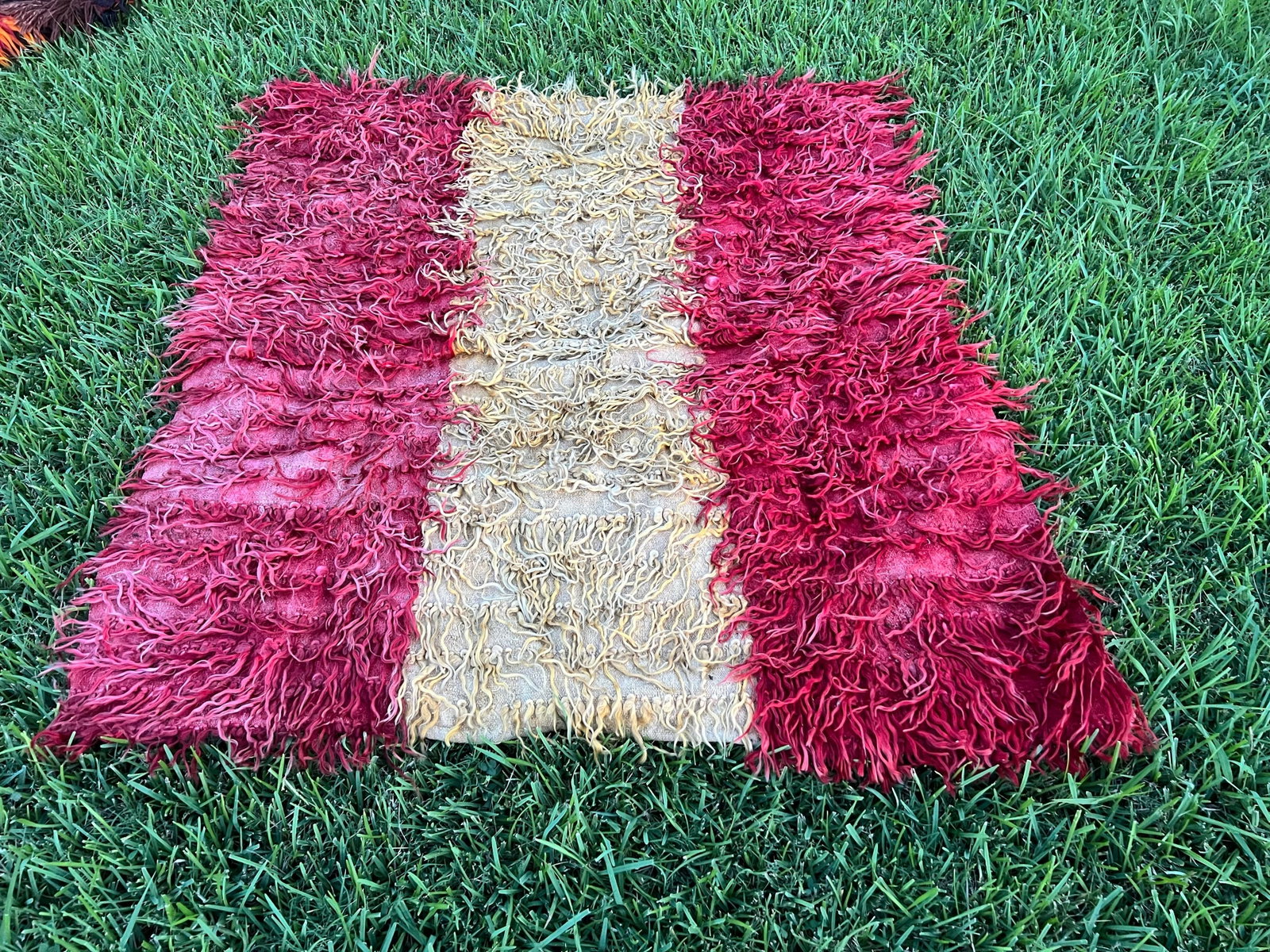 Vintage Anatolian Red Tulu Rug - 2